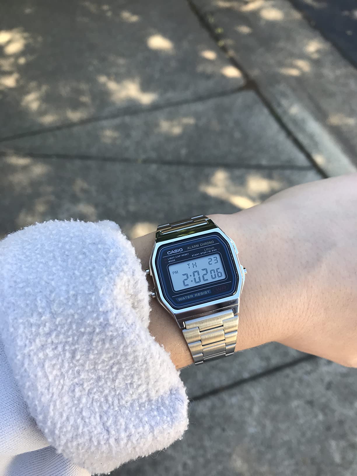 A158WA Series | Unisex Digital Watch | Vintage | WR | 100 SEC Stop Watch | Daily Alarm | Led Light | 7 Yr Battery customer photo 1