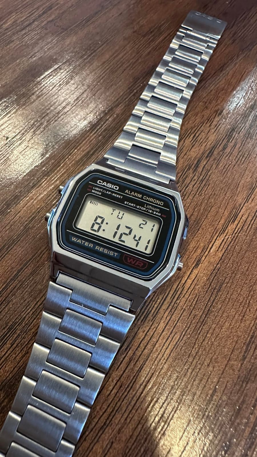 A158WA Series | Unisex Digital Watch | Vintage | WR | 100 SEC Stop Watch | Daily Alarm | Led Light | 7 Yr Battery customer photo 2