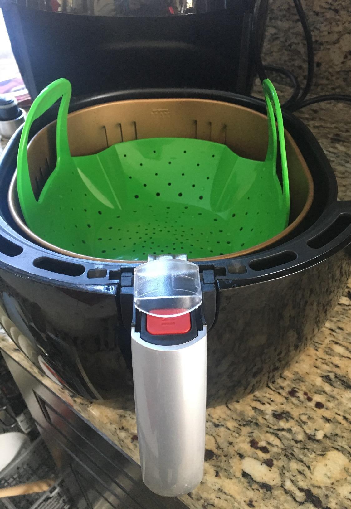 OXO Good Grips Steamer Basket - Stainless Steel, 8 Inch Diameter, Collapsible customer photo 1