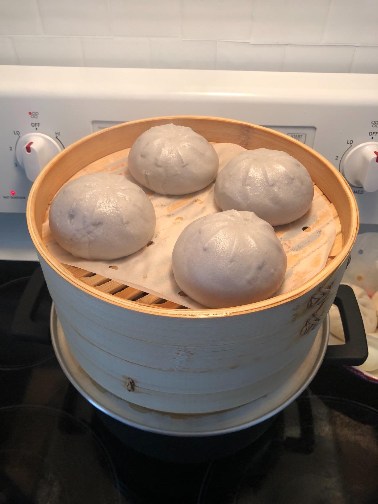 Helen's Asian Kitchen Bamboo Food Steamer with Lid - 100% Natural Bamboo - Basket Steamers for Cooking Dumplings, Dim Sum, Veggies, Fish, Meat - Preserve Nutrients & Flavors - 12-Inch customer photo 1