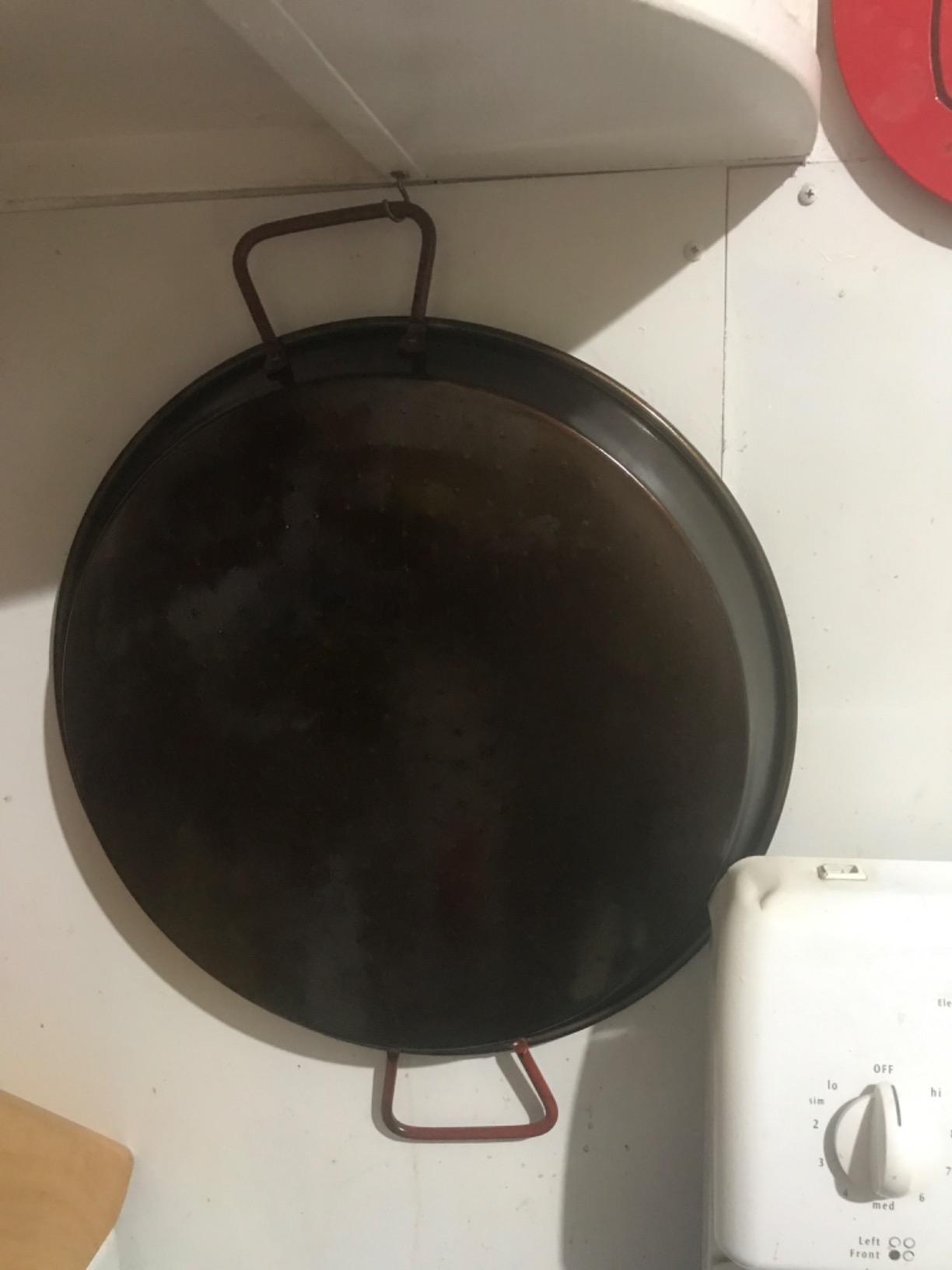 Garcima 16-Inch Carbon Steel Paella Pan, 40cm customer photo 2