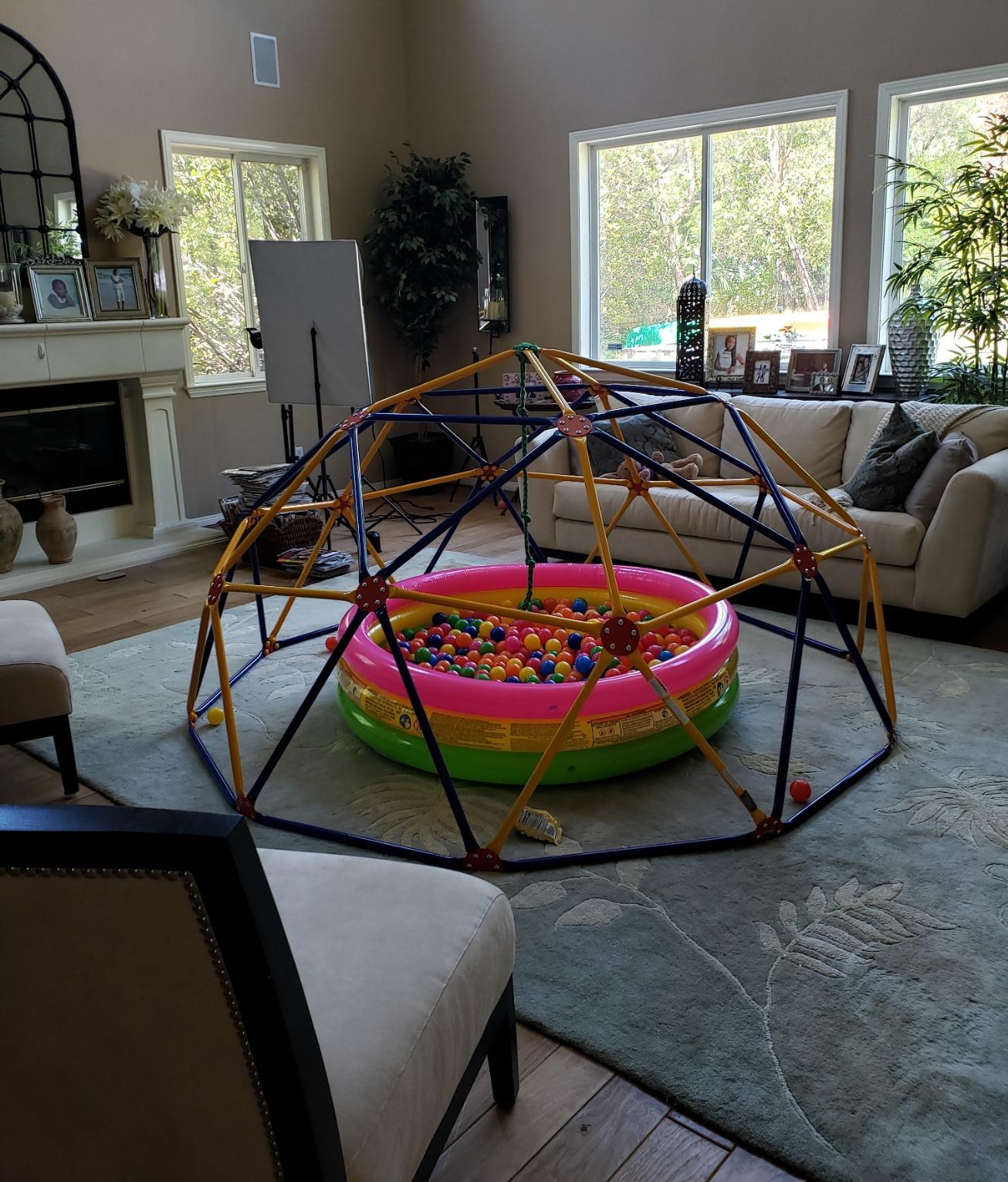 EASY OUTDOOR Space Dome Climber, Kids Outdoor Play Equipment, Kids Climbing Toys, UV Resistant Steel, Multi-Color, 1000 lbs Capacity customer photo 2