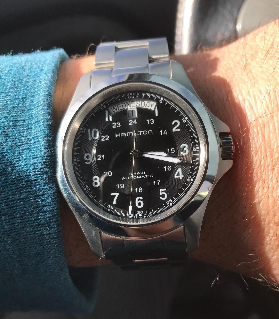 Khaki Field King Automatic Men's Watch, 40mm Stainless Steel Case customer photo 1