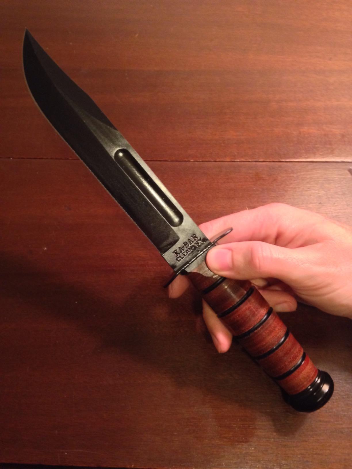 KA-BAR Full Size US Marine Corps Fighting Knife, Straight customer photo 2