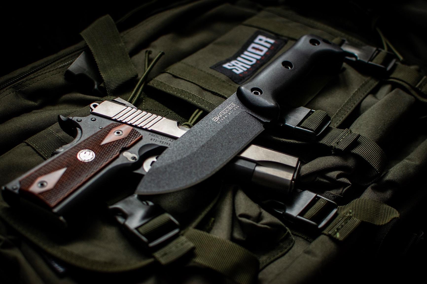 KA-BAR Becker BK2 Campanion Fixed Blade Knife, Carbon Steel customer photo 2