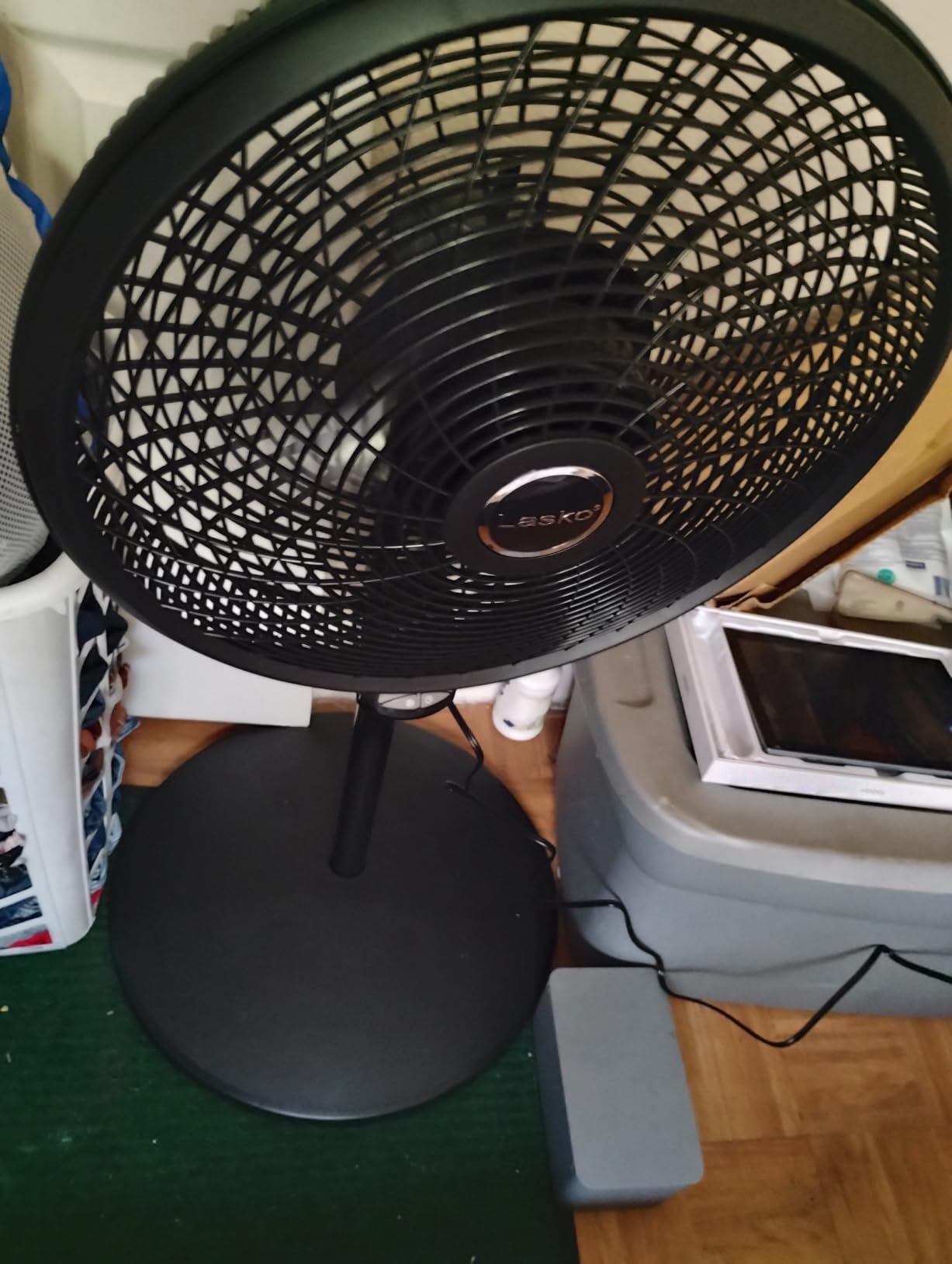 Lasko Cyclone Oscillating Pedestal Fan - Adjustable to 54