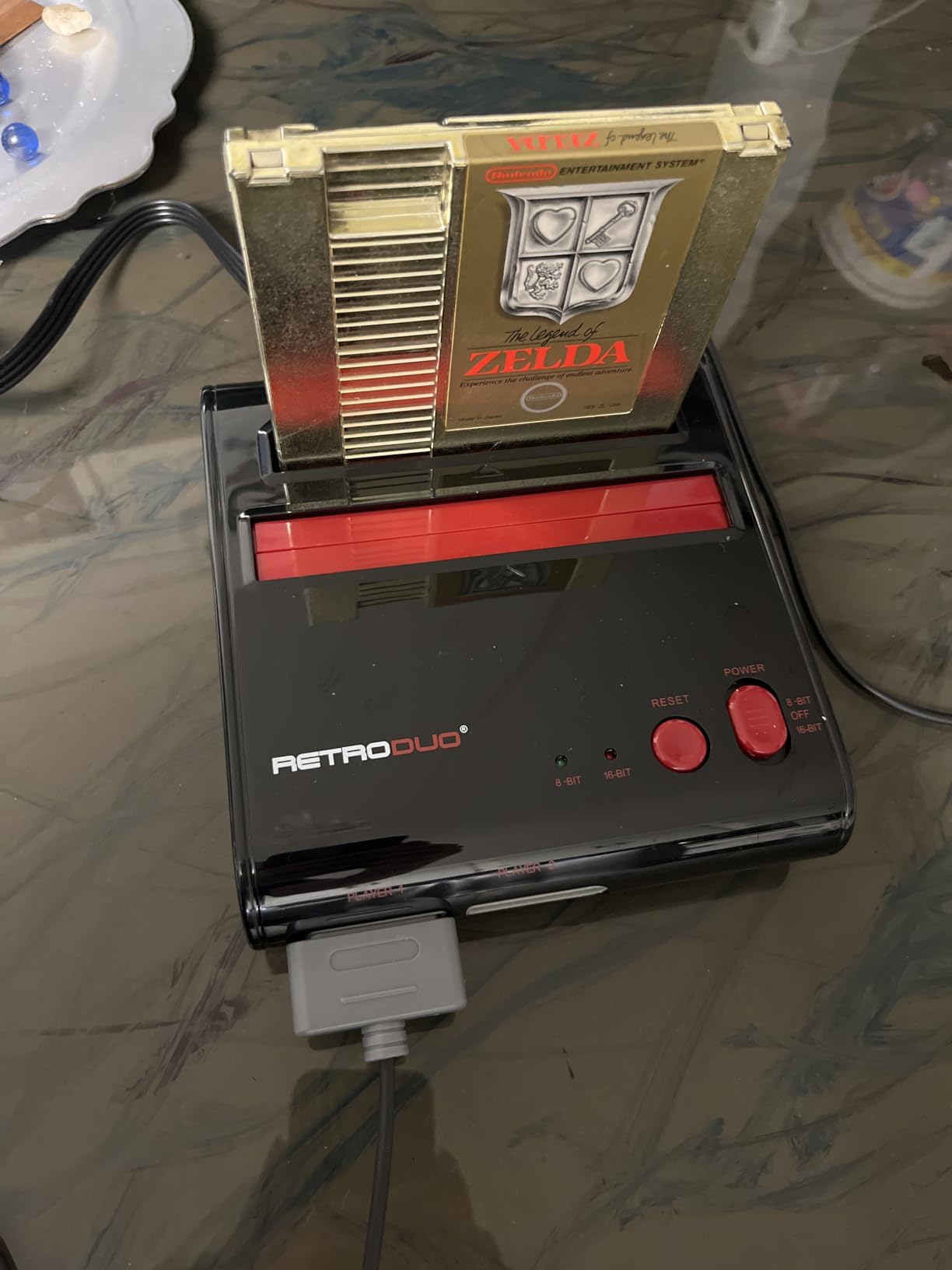 Retro-Bit Retro Duo 2 in 1 Console System - for Original NES/SNES - Silver | Play Original NES and SNES Games and Accessories customer photo 1
