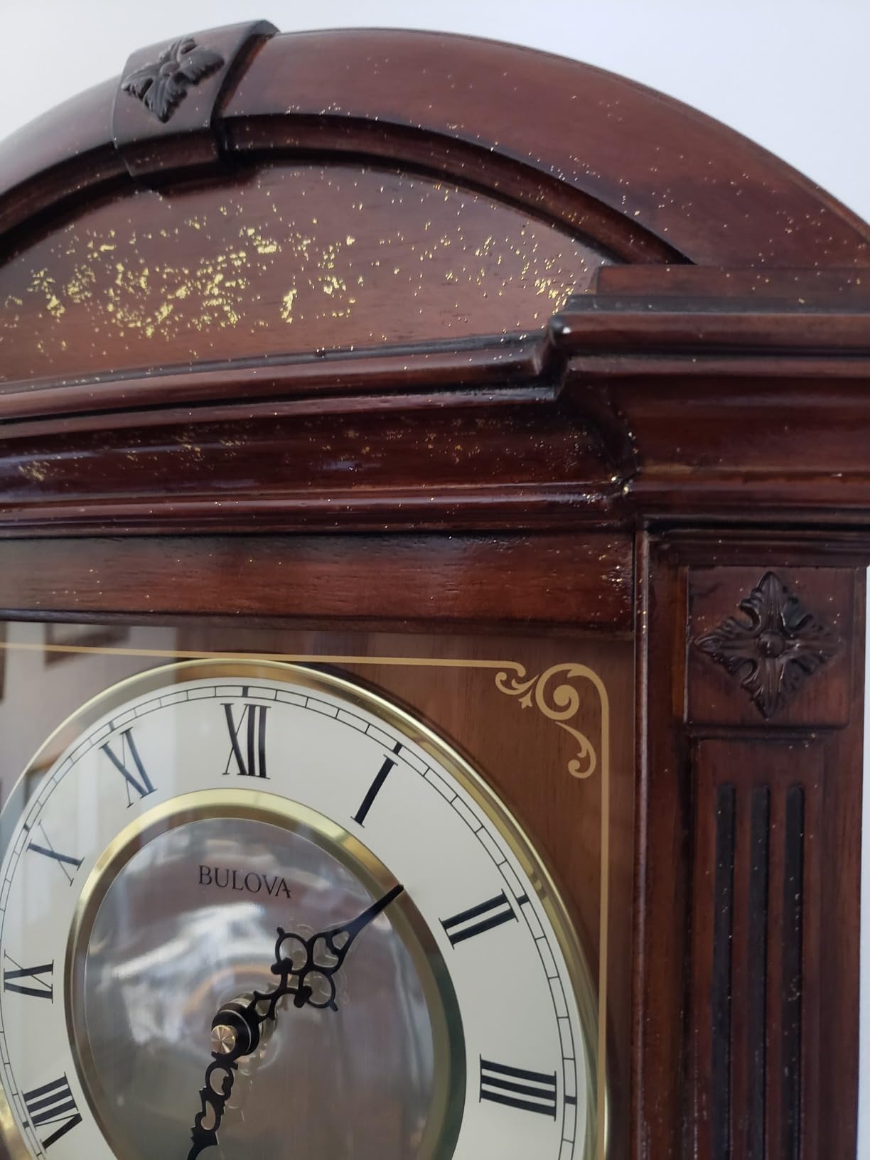 Bulova C4331 Hartwick Chiming Clock, Walnut 29.75 x 14 x 5.5 customer photo 1