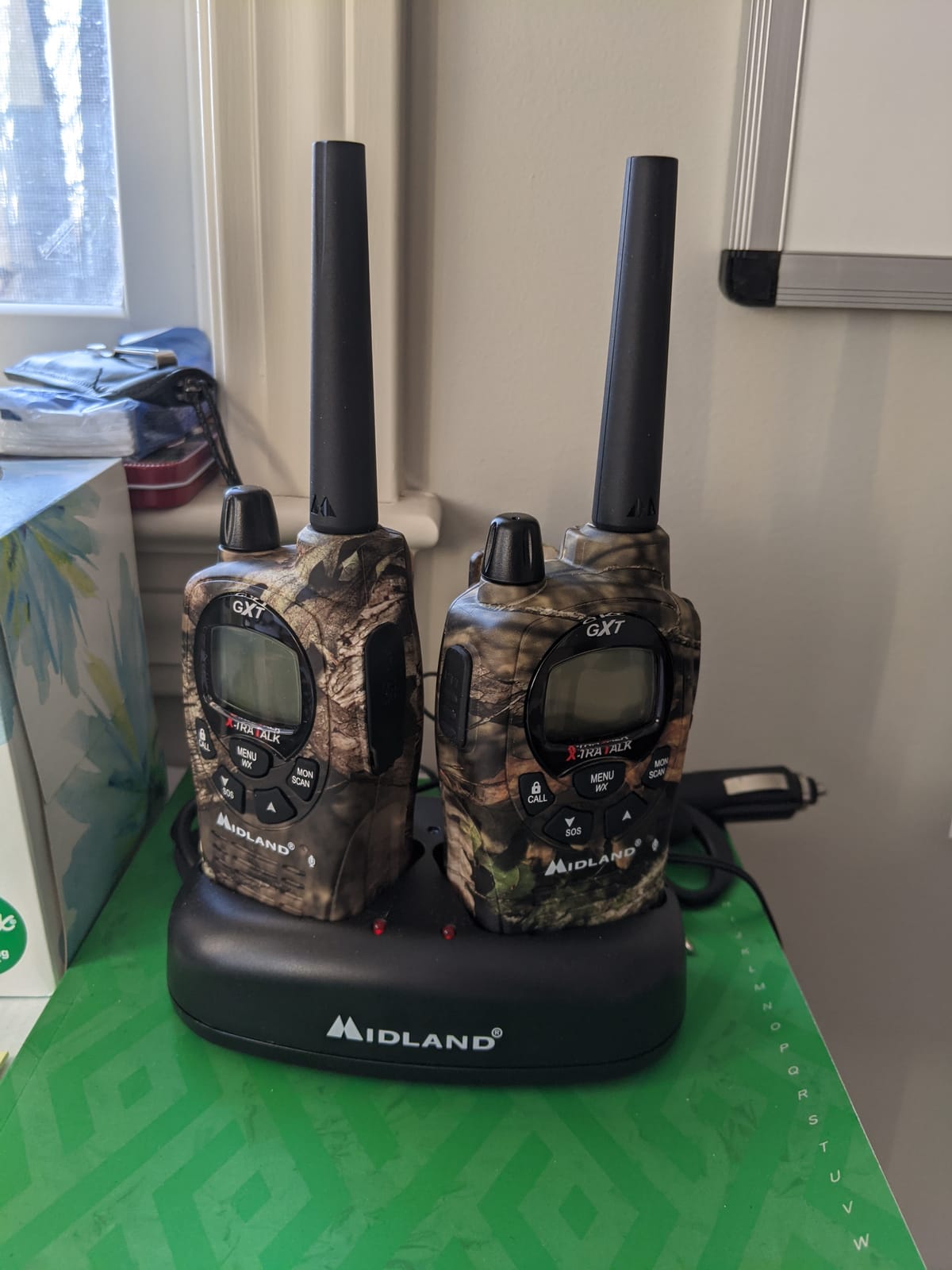 Midland GXT1050VP4 GMRS Two-Way Radio (50-Channel, Long Range, 142 Privacy Codes, SOS, NOAA, Rechargeable Nickle Battery, Mossy Oak Camo, 2-Pack) customer photo 1