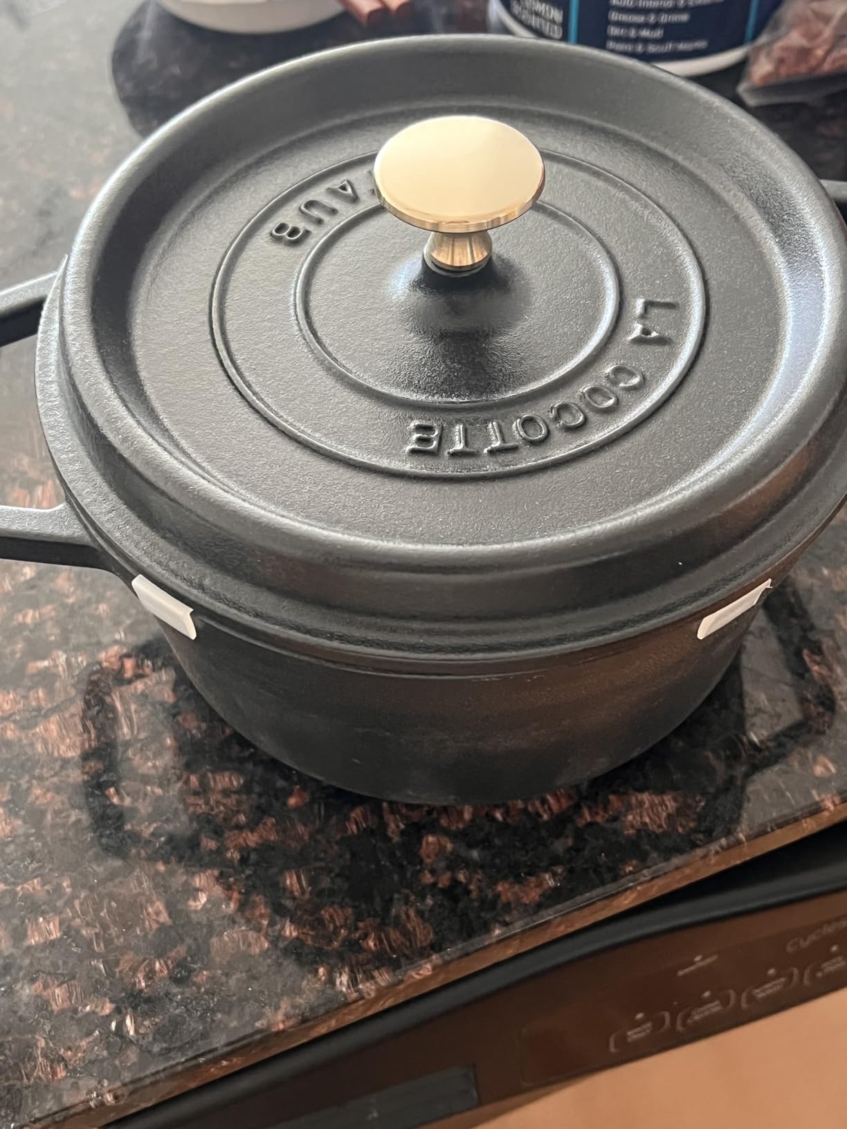 Staub 7-Qt Dutch Oven, Serves up to 7-8 People, Oven Safe to 500°F, Red | Perfect for Batch Cooking, Meal Prep & Large Meals. Braise, Roast & Bake in One Pot. Enameled Coated Cast Iron Dutch Oven customer photo 2