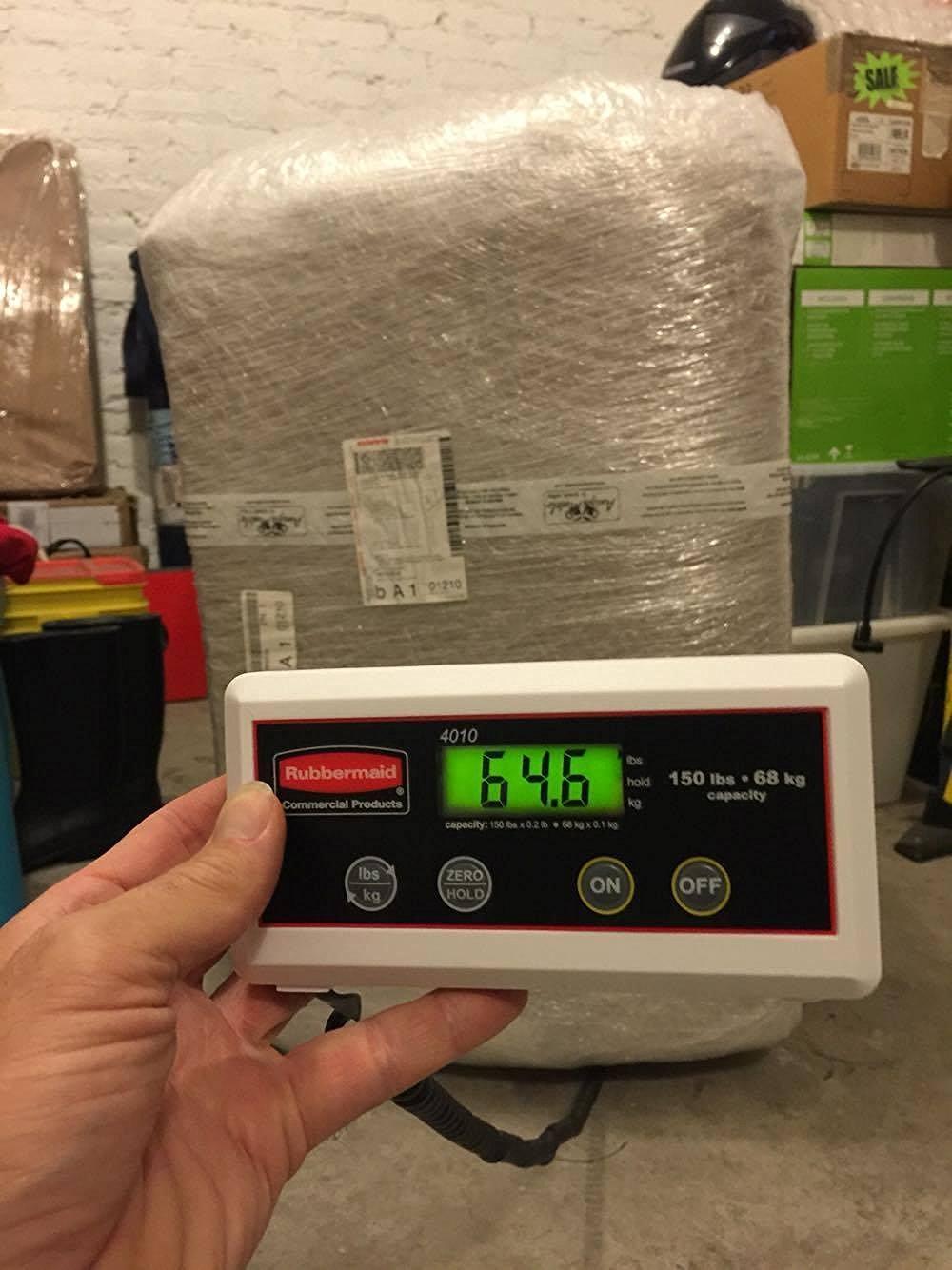 Rubbermaid Commercial Products Digital Receiving Scale 150-Pound Capacity customer photo 2