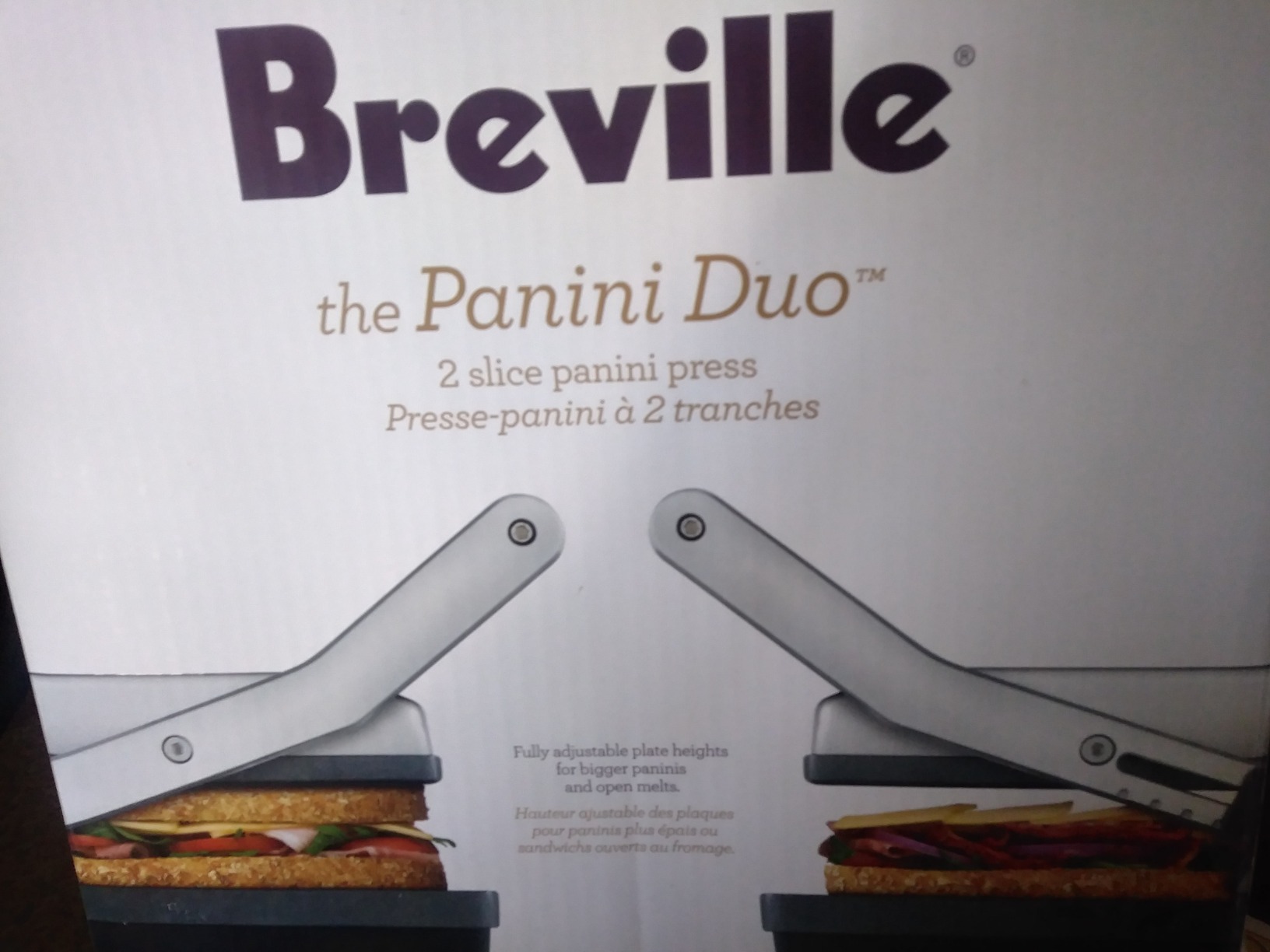 Breville BSG520XL Panini Duo Sandwich Maker, Brushed Stainless Steel | Toast two sandwiches at one with this nonstick press, creating restaurant-style grill marks every time customer photo 2