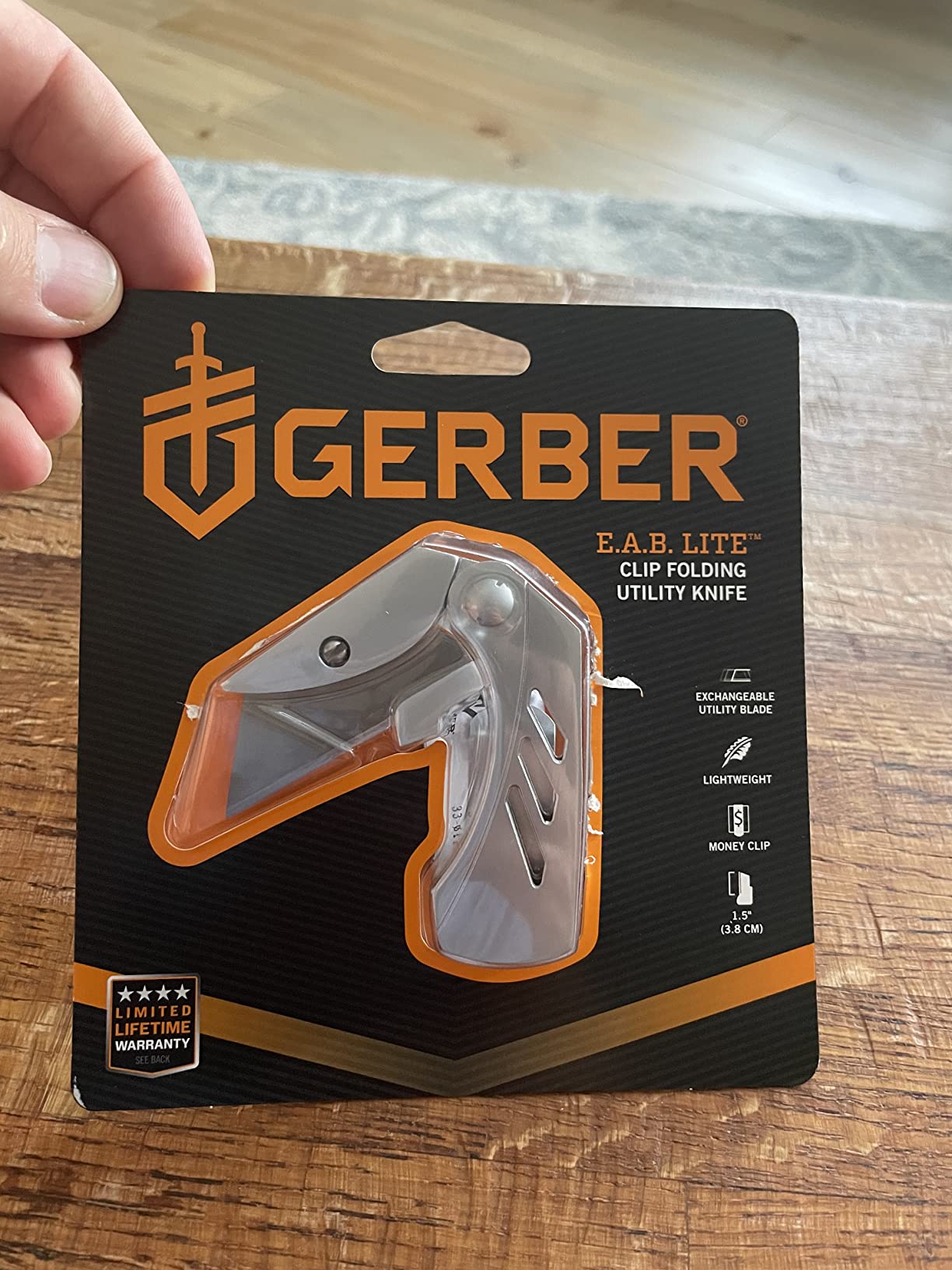 Gerber Gear EAB Lite Pocket Razor Knife with Money Clip - EDC Folding Stainless Steel Utility Knife customer photo 2
