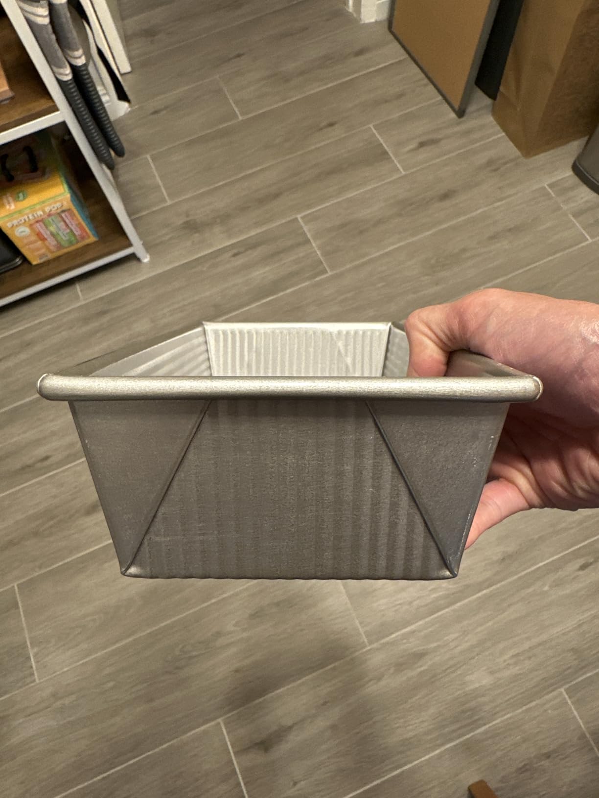 USA Pan 1145LF Bakeware Aluminized Steel 1.25 Lb Loaf Pan, Medium, Silver customer photo 2