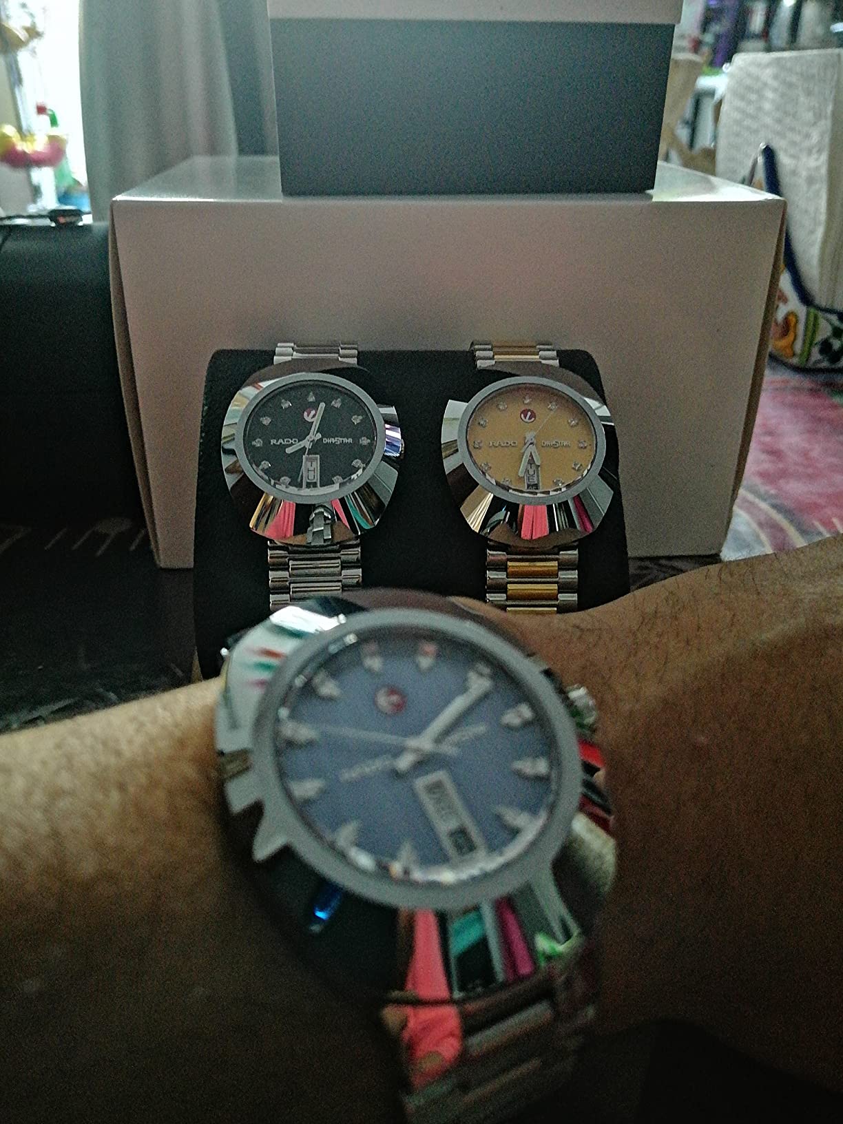 DiaStar Original - Men's Automatic Swiss Watch - 35mm Oval Dial with Date - Stainless Steel Bracelet - R12408633 customer photo 1