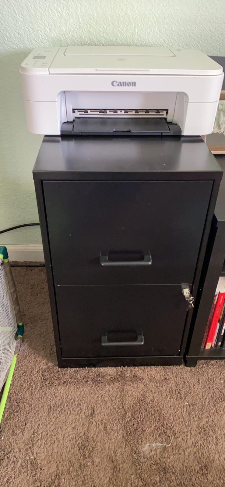 NuSparc 2 Drawer Locking Filing Cabinet | Pre-Assembled Steel Construction | Space-Saving Design is Perfect for Home and Small Office | Letter-Size | Assembled in North America customer photo 1