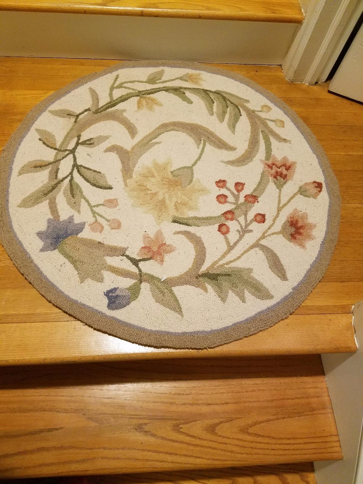 SAFAVIEH Chelsea Collection Area Rug - 9' x 12', Ivory, Hand-Hooked French Country Wool, Ideal for High Traffic Areas in Living Room, Bedroom (HK248A) customer photo 2