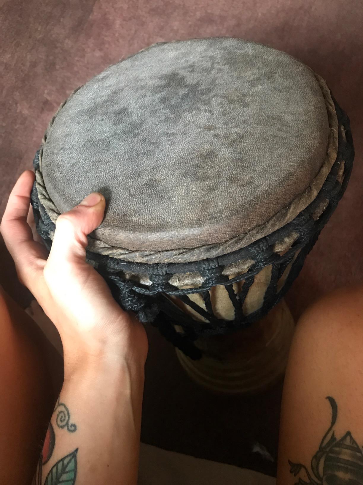 Africa Heartwood Project Hand-Carved Djembe Drum from Ghana - 8