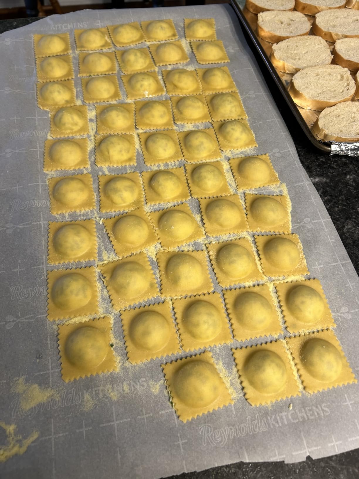 12-Hole Aluminum Round Ravioli Maker with Rolling Pin customer photo 2