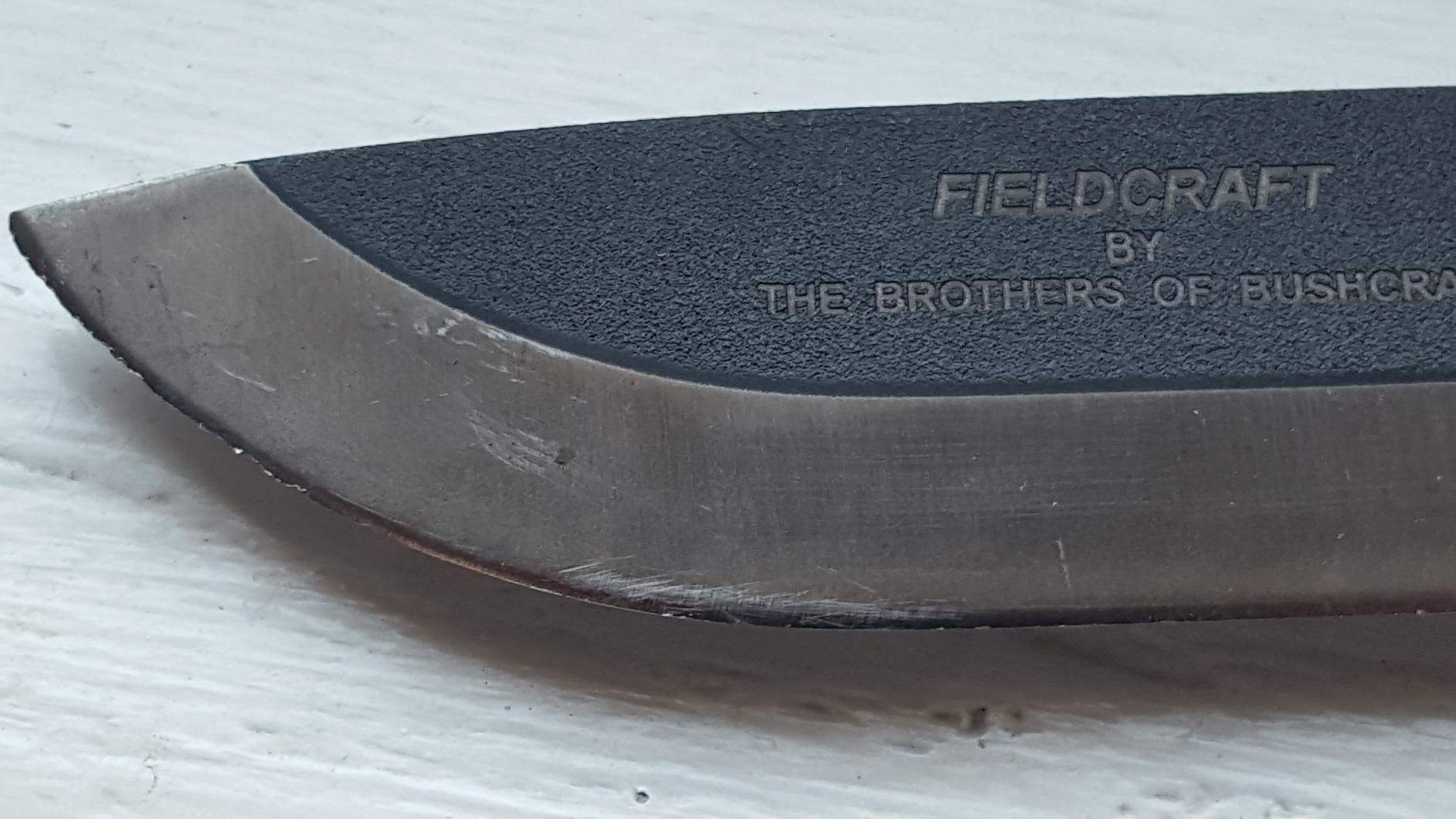 TOPS Knives Brothers of Bushcraft Fieldcraft Knife | Full Tang 1095 High Carbon Steel - Black Coating - Tan Micarta Handle - Camping & Bushcraft customer photo 1