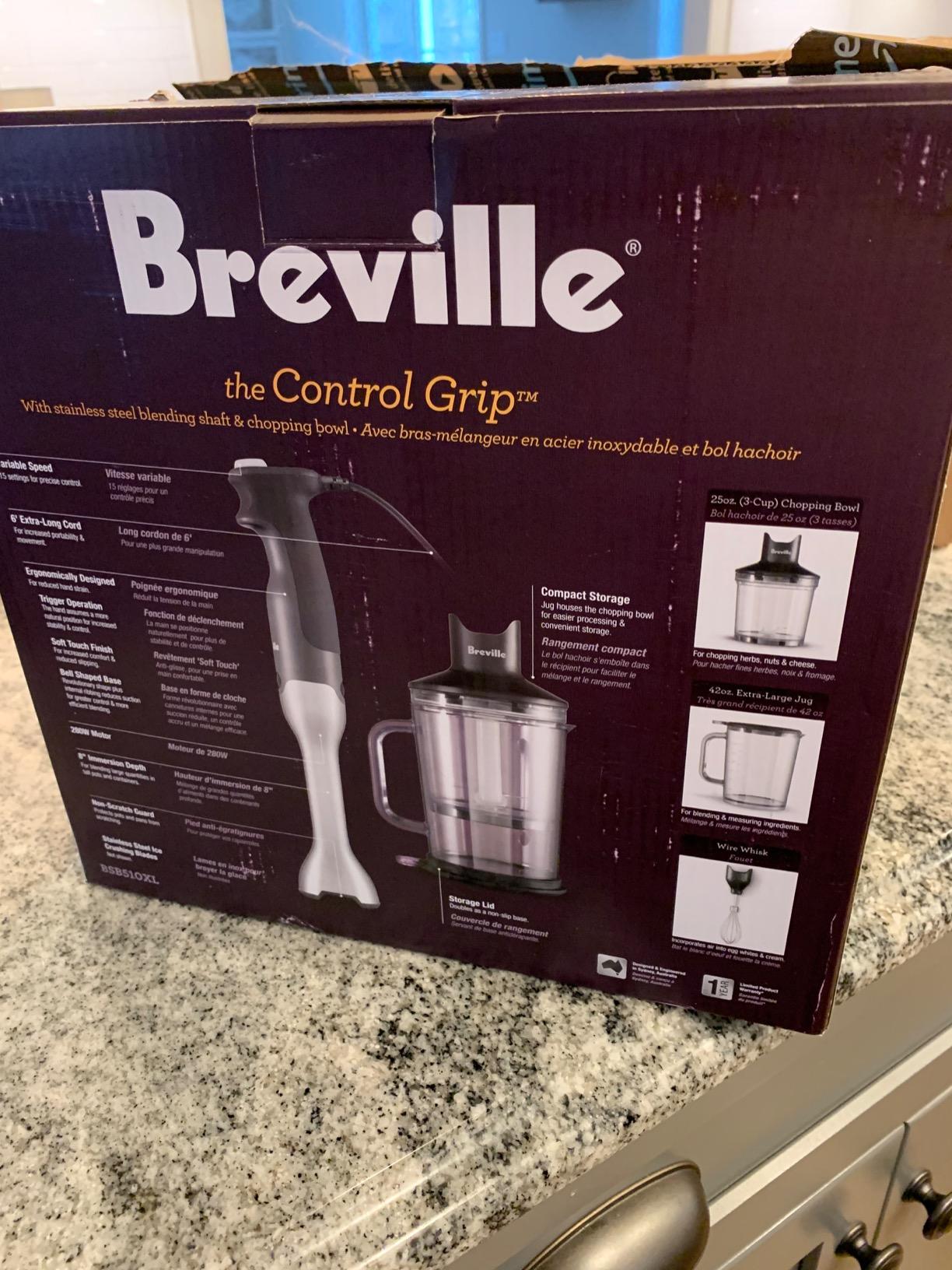 Breville BSB510XL Control Grip Immersion Blender, Brushed Stainless Steel customer photo 2