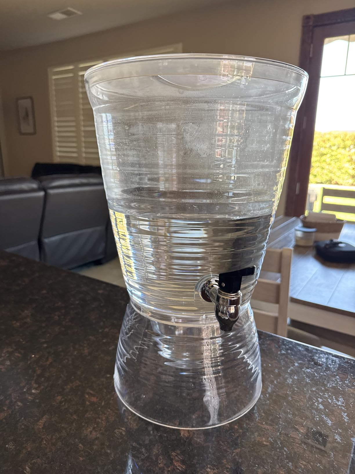 CreativeWare Bark Beverage Dispenser, 2.5 Gallon, Clear, (Pack of 1) customer photo 1