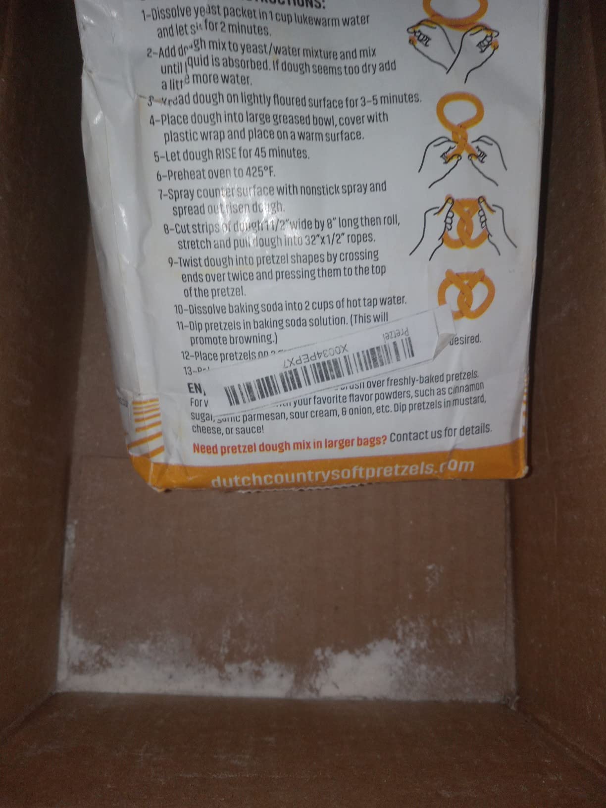 Dutch Country Soft Pretzel Mix, 1.5 Lb. Bag (Package may vary) customer photo 1