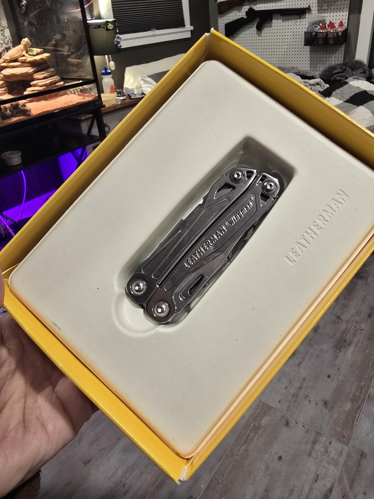 LEATHERMAN Wingman Multi-Tool, Spring-Action Pliers and Scissors, Stainless | One-Hand Opening Blade, Spring-Action Pliers & Scissors, Affordable Full-Featured EDC, 25-Year Guarantee customer photo 1