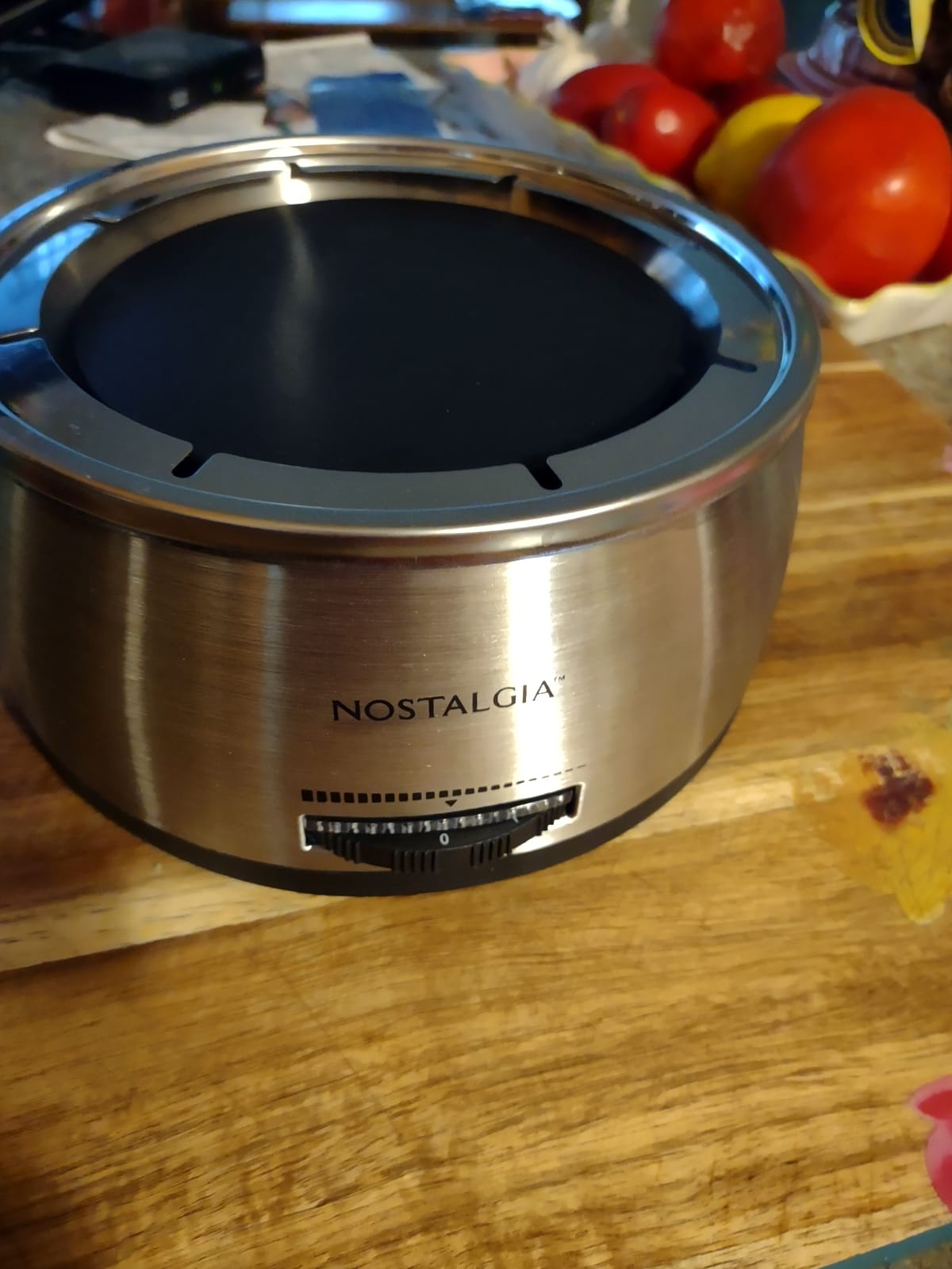 Nostalgia FPS200 6-Cup Stainless Steel Electric Fondue Pot with Temperature Control, 6 Color-Coded Forks and Removable Pot - Perfect for Chocolate, Caramel, Cheese, Sauces and More customer photo 1