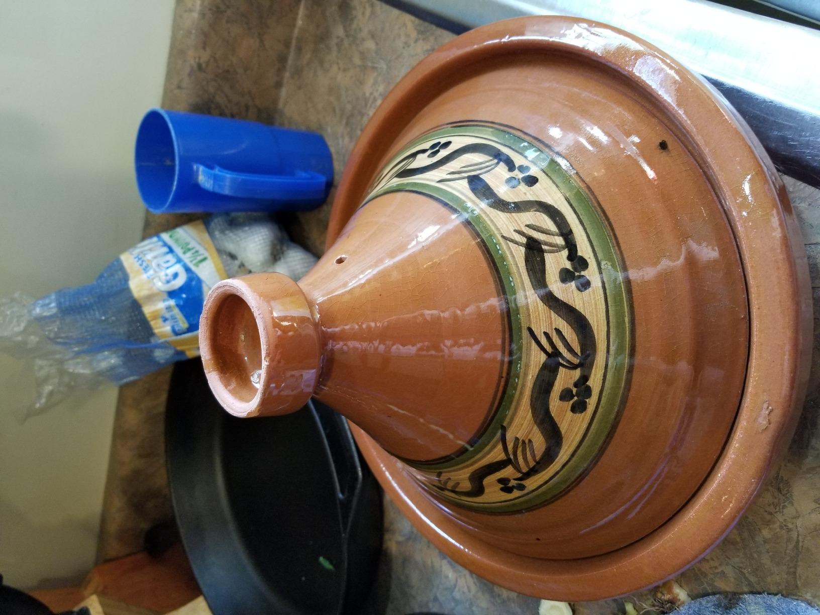 Moroccan Cooking Tagine 100% HANDMADE Clay Cookware (Lead Free) customer photo 2