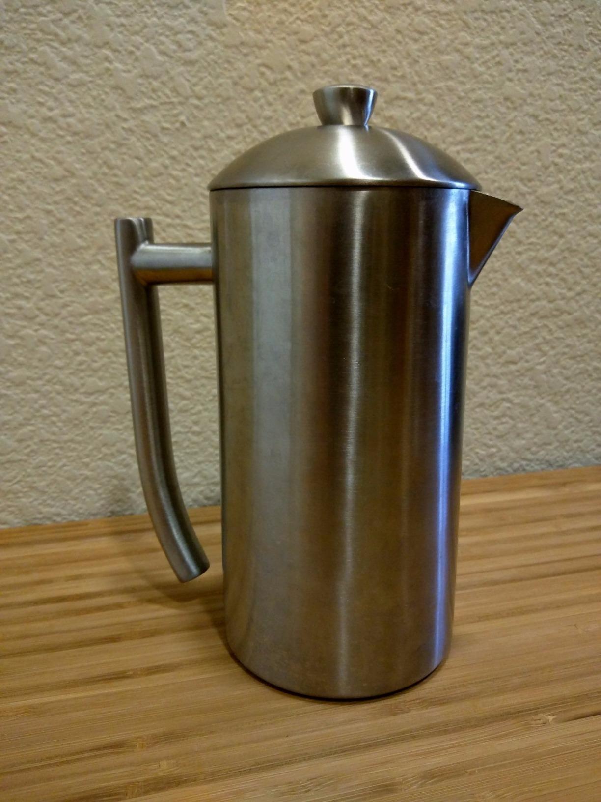 Frieling Double-Walled Stainless Steel French Press Coffee Maker - 44 oz, Polished, Extra Large Stainless Steel Coffee Press for Commercial Use, Camping Coffee Makers & Tea Press customer photo 1