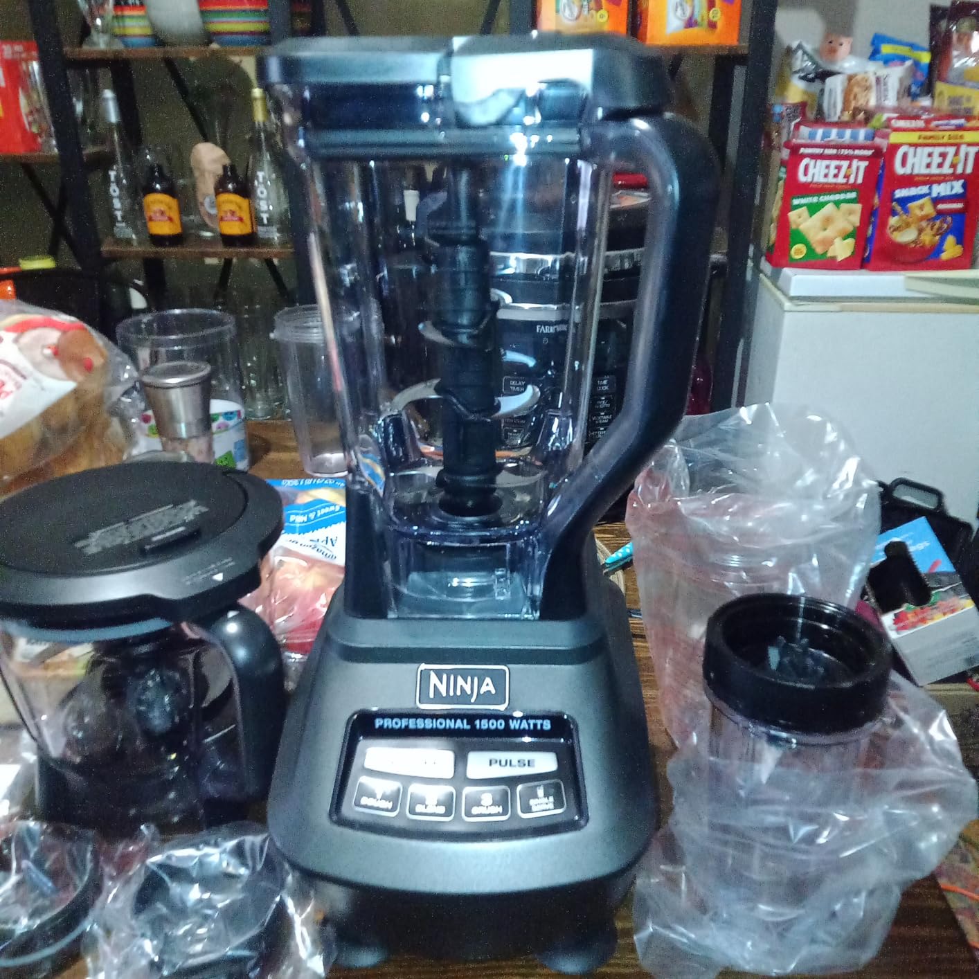 Ninja Mega Kitchen System, 1500W, 72oz Pitcher, 8-Cup, Black, BL770 | 1500W all-in-one blends smoothies, processes salsa & dough. 72-oz pitcher, 8-cup processor bowl, (2) 16-oz cups. customer photo 2