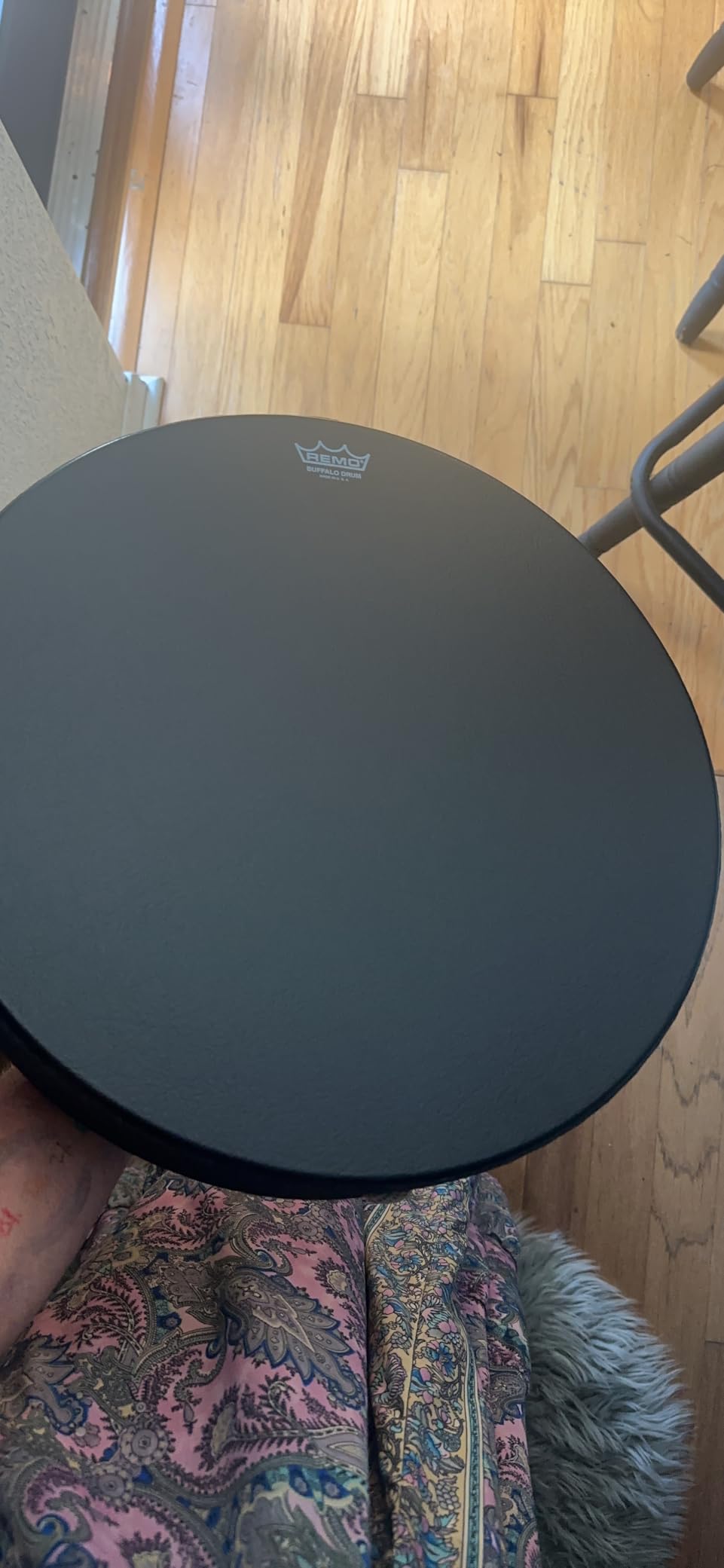 Remo Buffalo Drum - Black Earth, 16