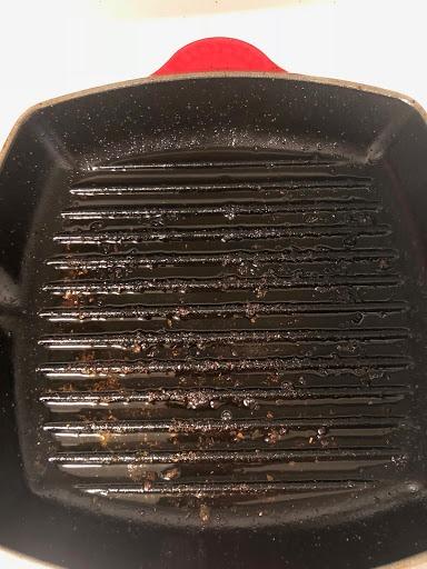 Le Creuset Enameled Cast Iron Square Skillet Grill, 10.25