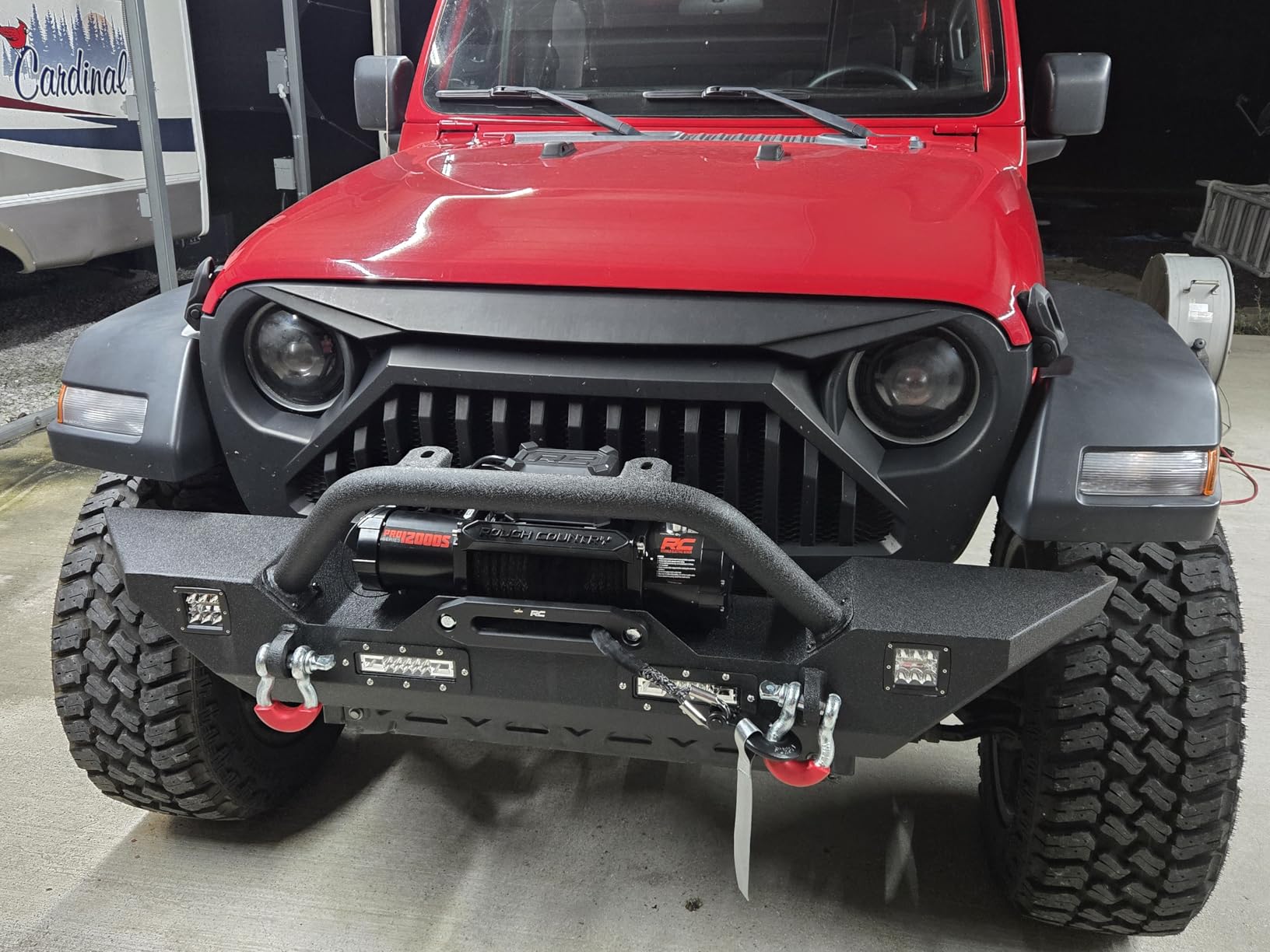 Rough Country 12,000LB PRO Series Electric Winch | Synthetic Rope - PRO12000S, Black customer photo 1