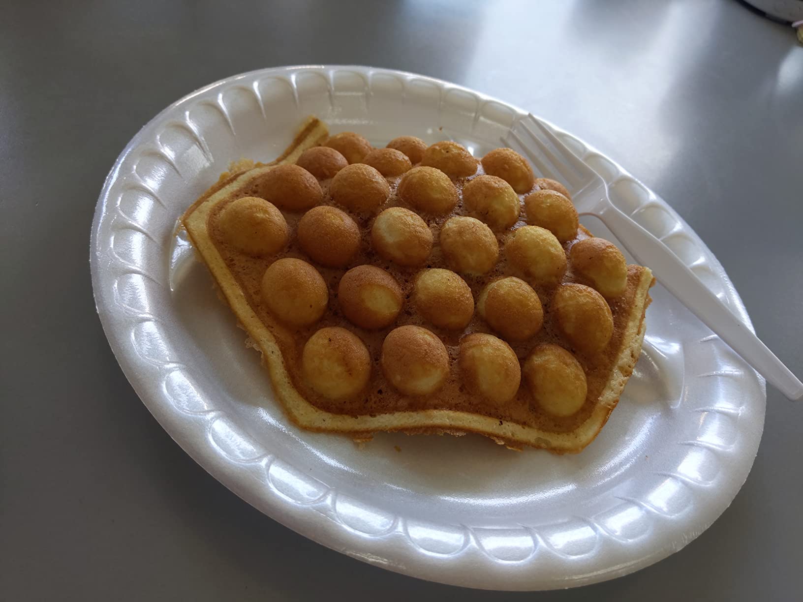 CucinaPro Bubble Waffle Maker, Electric Nonstick Hong Kong Egg Iron Griddle | Ready Indicator Light, Ready in under 5 Mins w Recipe Guide- Homemade DIY Ice Cream Cones- Special Breakfast or Dessert Gift customer photo 1