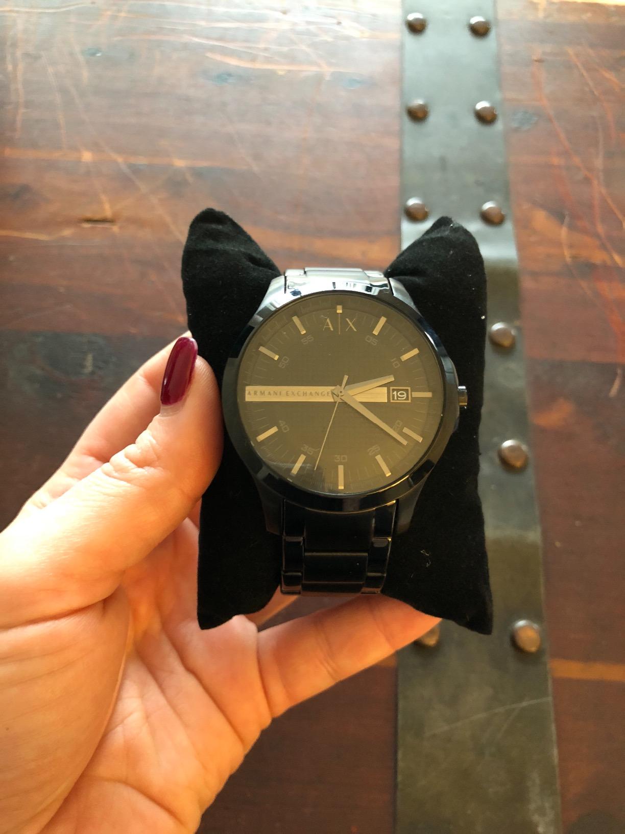 A|X Armani Exchange Men's Watch, Three-Hand Stainless Steel Watch for Men customer photo 1