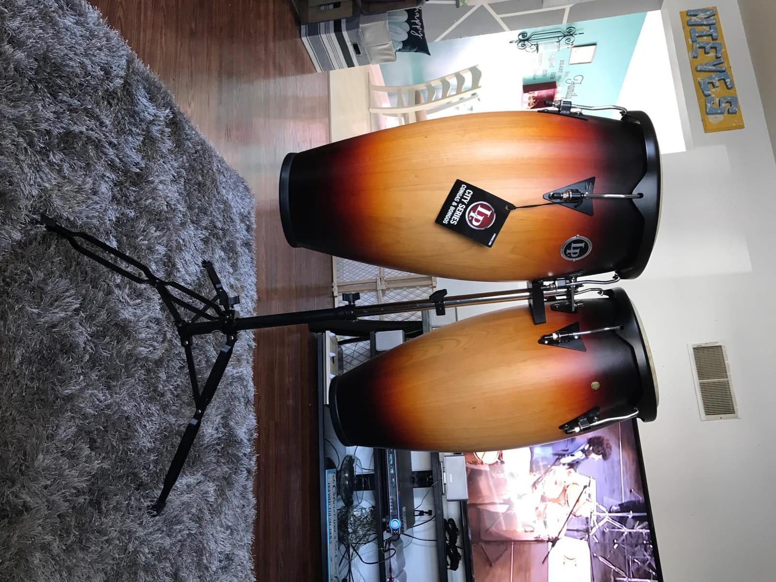 Latin Percussion LP City Wood Congas 10
