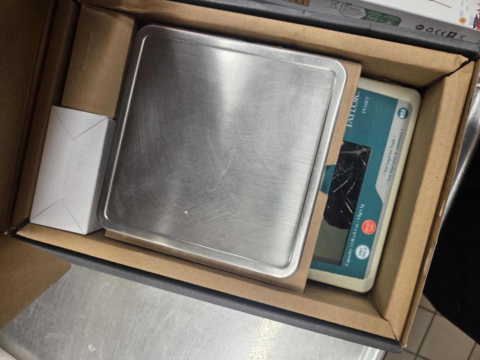 Taylor TE10FT 11-Pound Commercial Digital Portion Control Scale customer photo 2