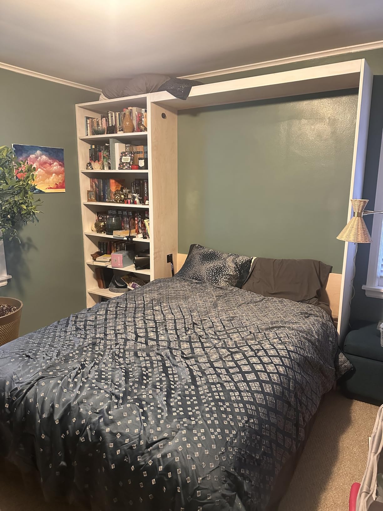 Create-A-Bed Queen Size Deluxe Murphy Bed Kit, Vertical customer photo 1