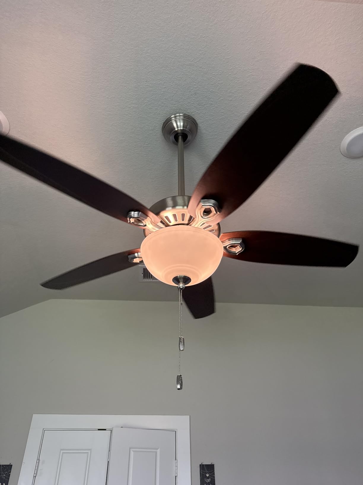 Hunter Builder Deluxe, Indoor, Ceiling Fan, Pull Chain, 52 inch, New Bronze | with LED Light, Standard Mount, 5 Blades, For Bedroom, Living Room, Includes Bulbs, 53091 customer photo 1