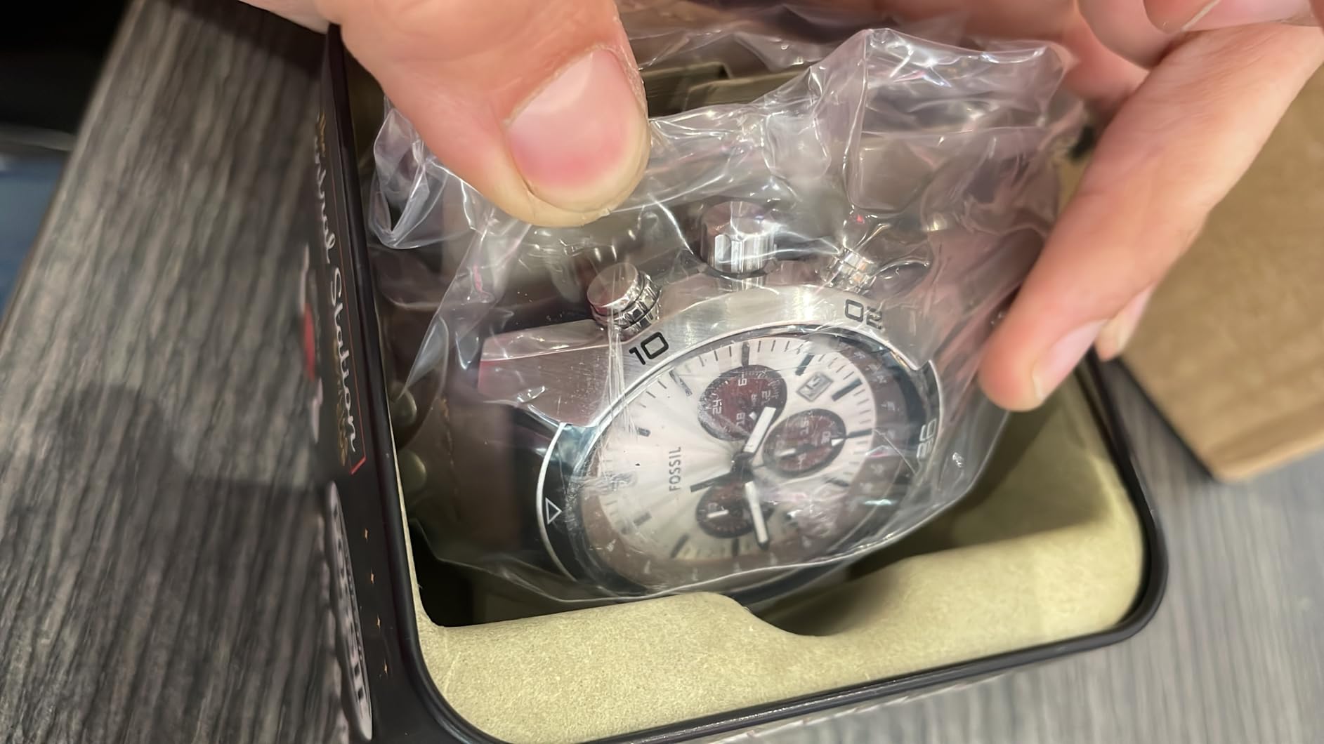 Fossil Coachman Quartz Chronograph Leather Watch for Men customer photo 2