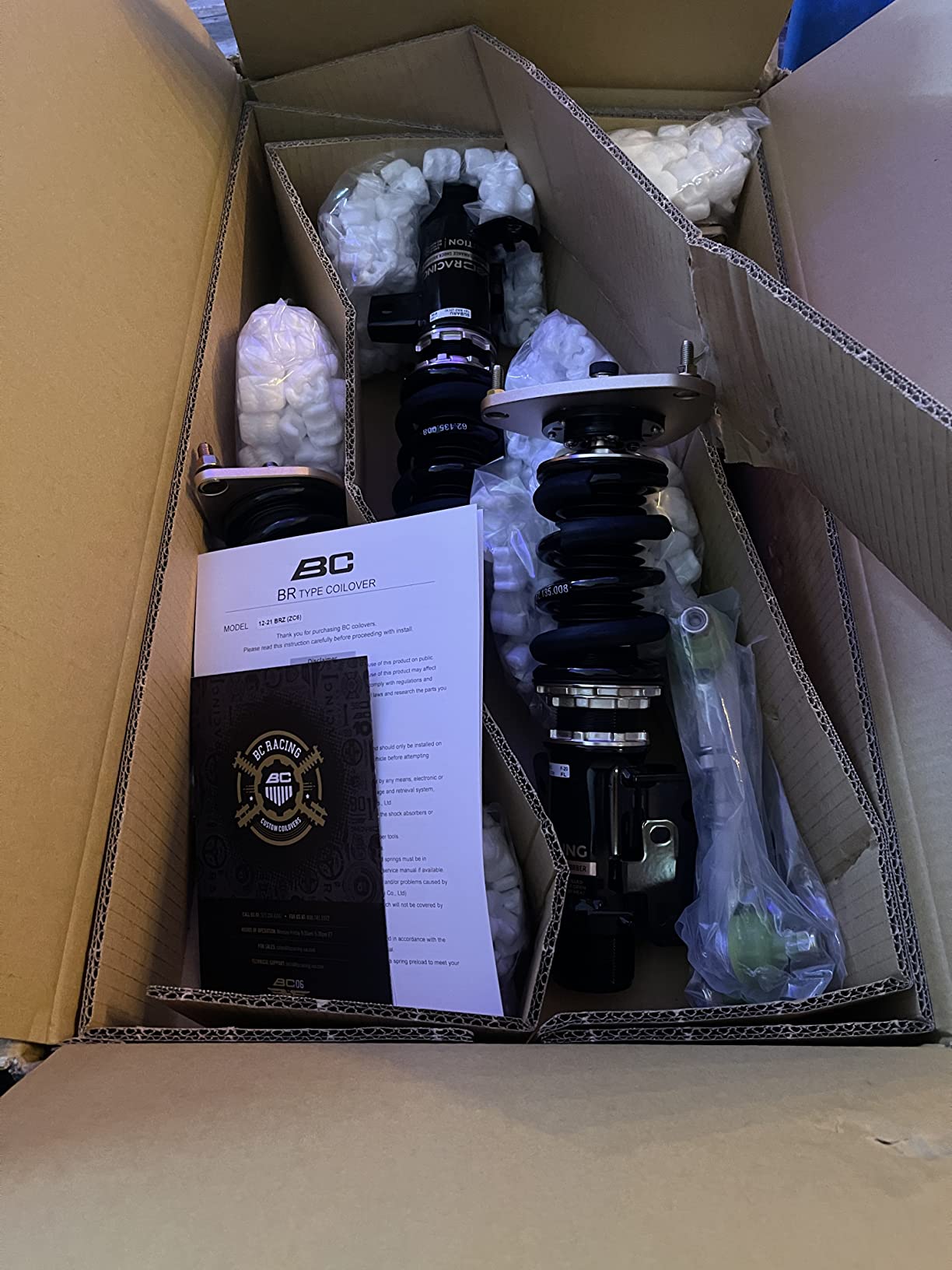 BC Racing BR Series Coilovers 2012+ Scion FR-S / Subaru BR-Z customer photo 2