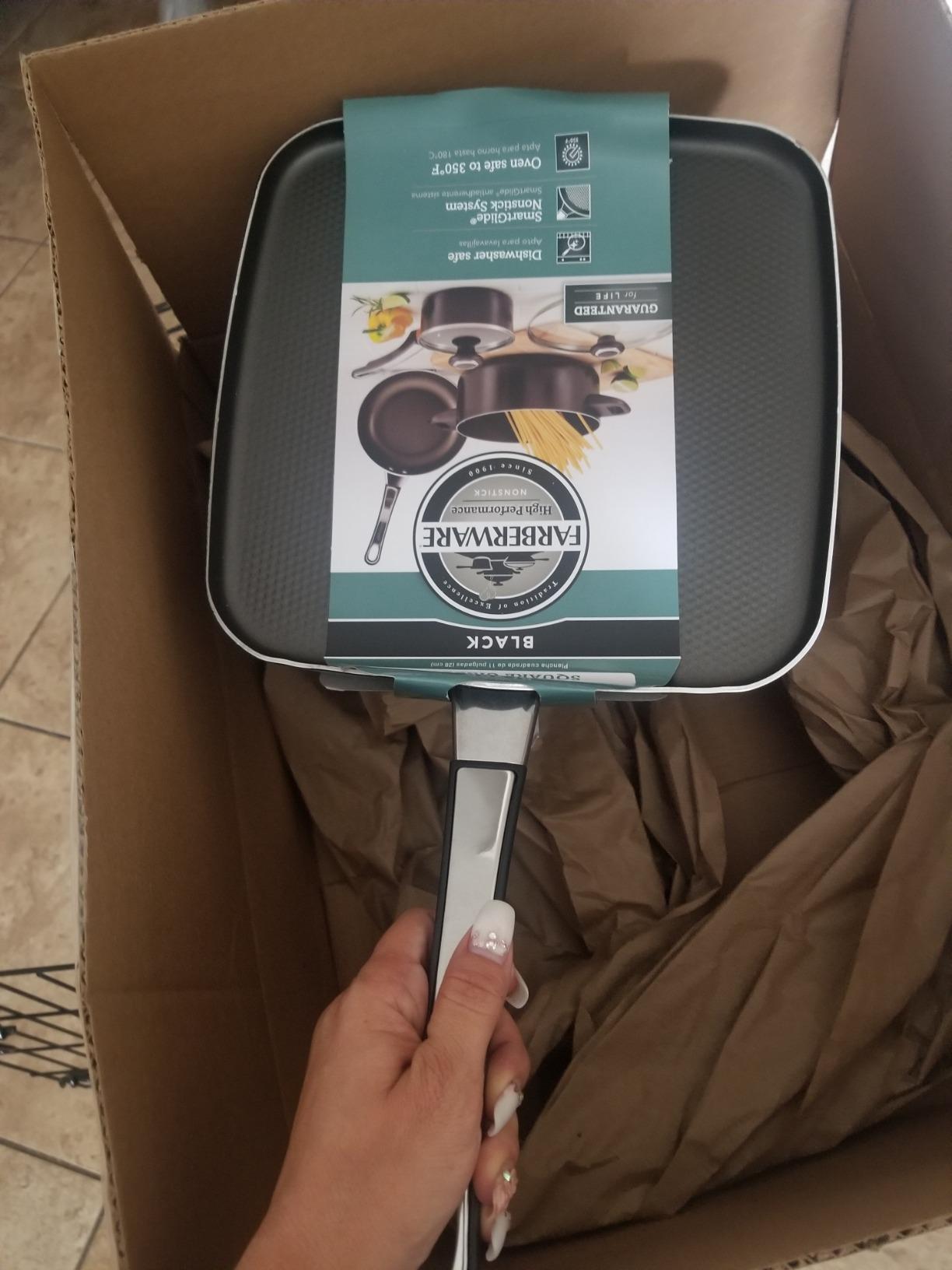 Farberware High Performance Aluminum Nonstick Stovetop Griddle Pan, 11-Inch customer photo 2
