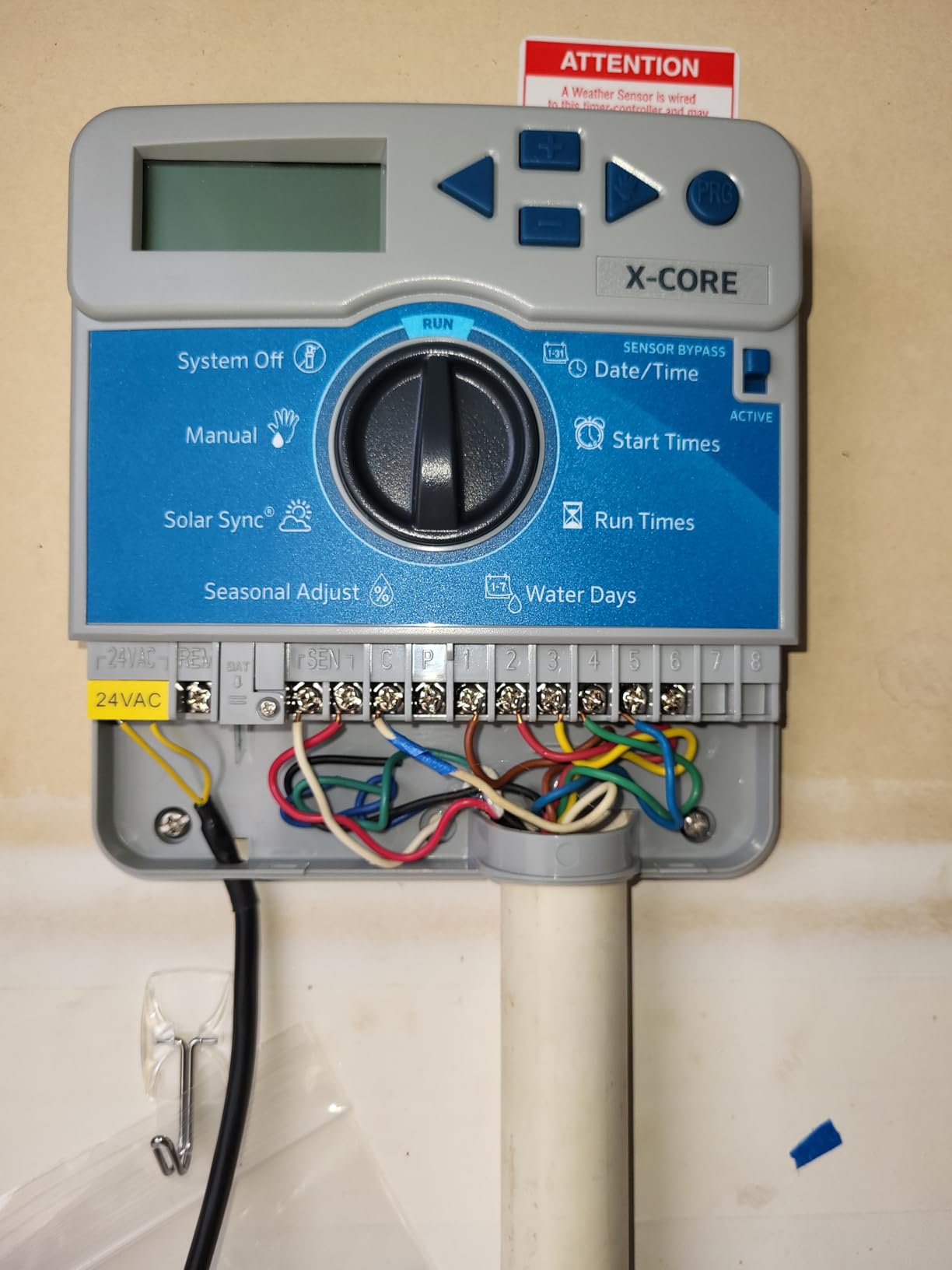 Hunter X-Core XC600i Indoor Sprinkler Timer, 6 Zone Irrigation Controller customer photo 1