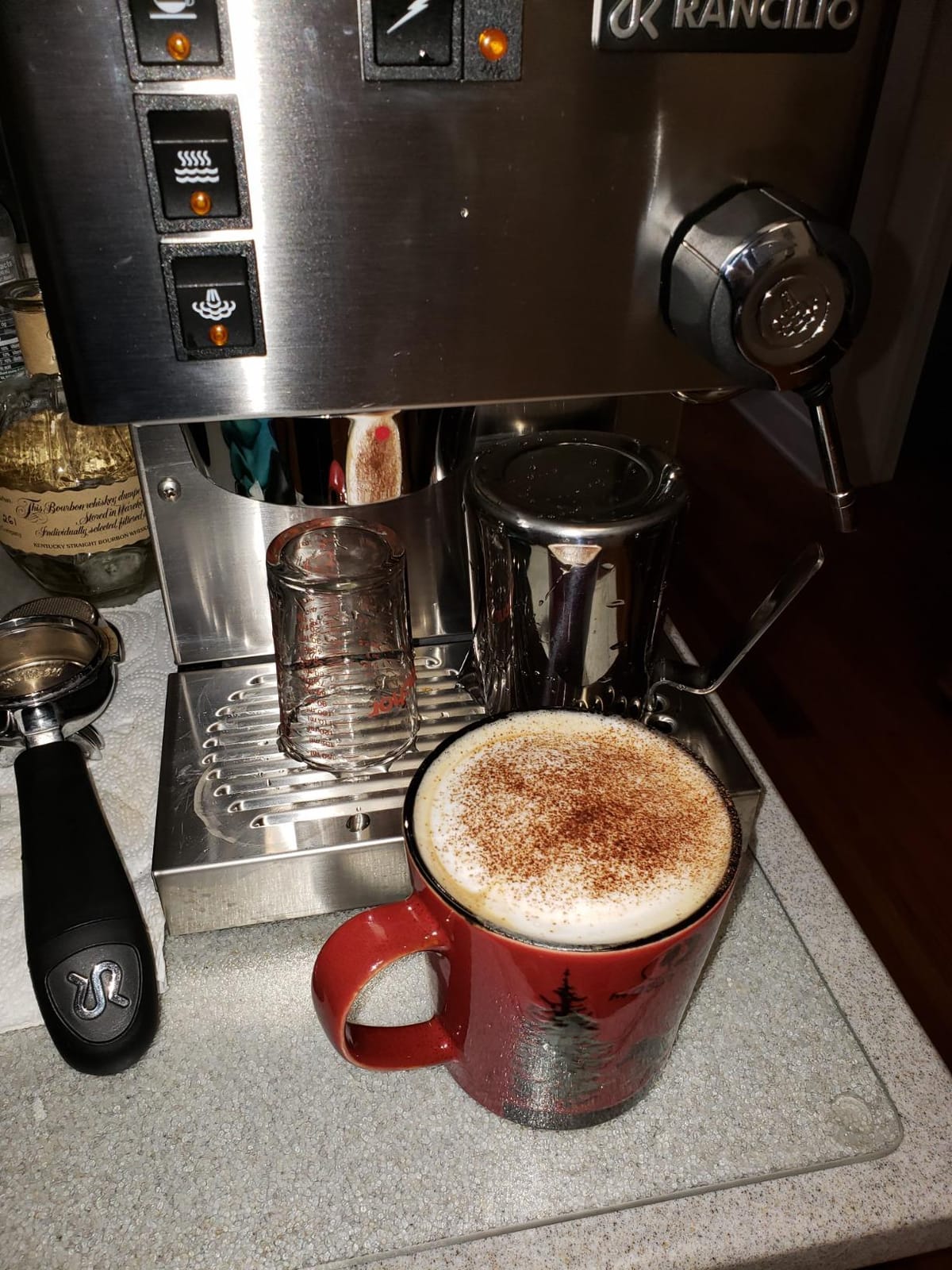 Rancilio Silvia Espresso Machinet, 0.3 liters, with Iron Frame and Stainless Steel Side Panels, 11.4 by 13.4-Inch customer photo 2