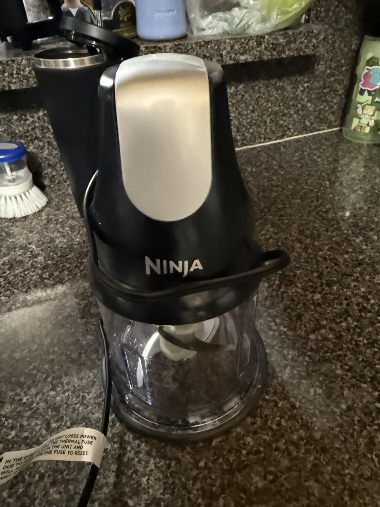 Ninja Food Chopper Express Chop with 200-Watt, 16-Ounce Bowl for Mincing, Chopping, Grinding, Blending and Meal Prep (NJ110GR), Gray customer photo 1