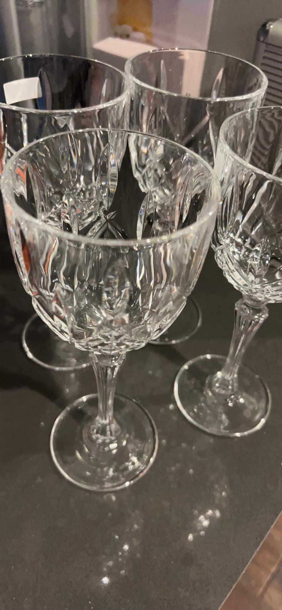Marquis By Waterford Markham Wine Glasses Set of 4, 12 oz, Clear customer photo 2