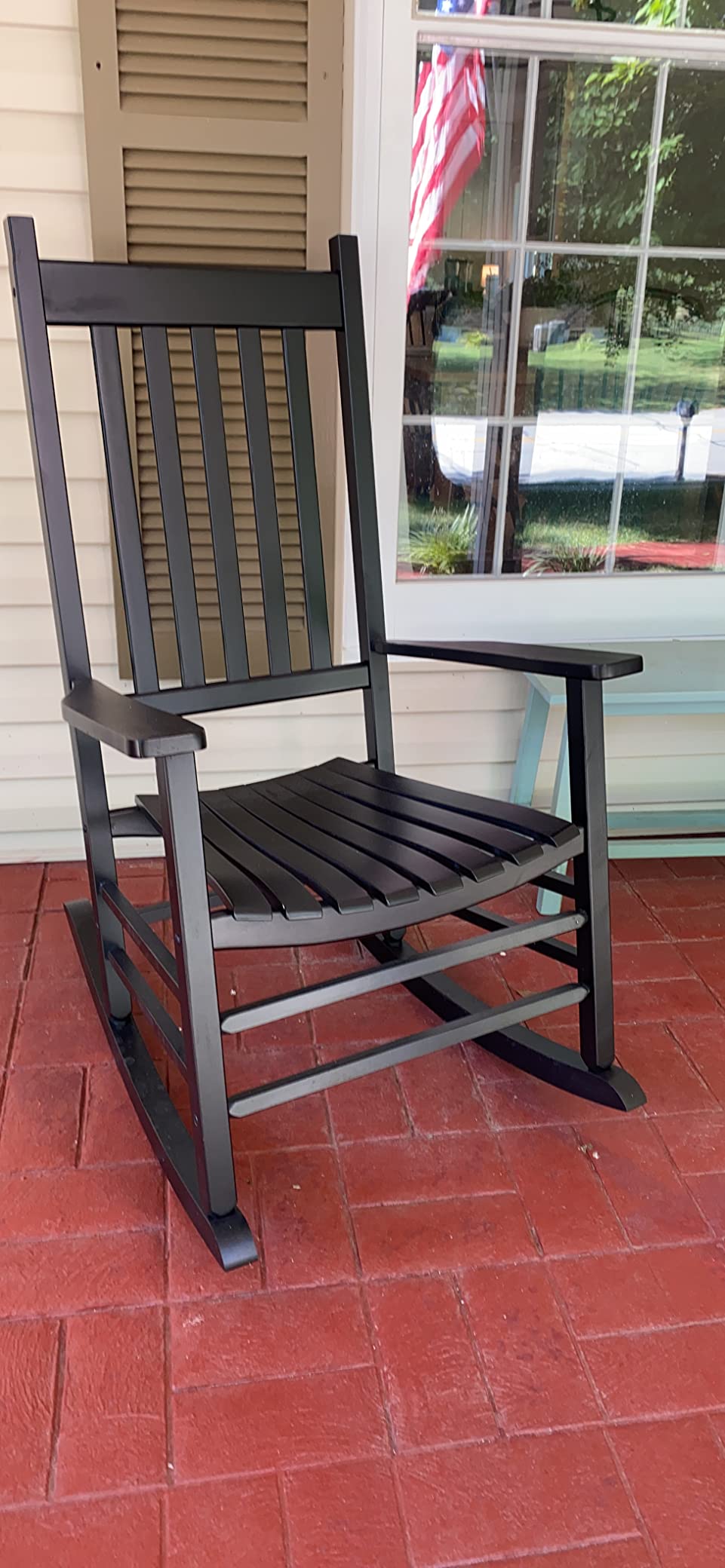 Shine Company 4332WT Vermont Porch Rocker, White (2nd Gen) customer photo 1