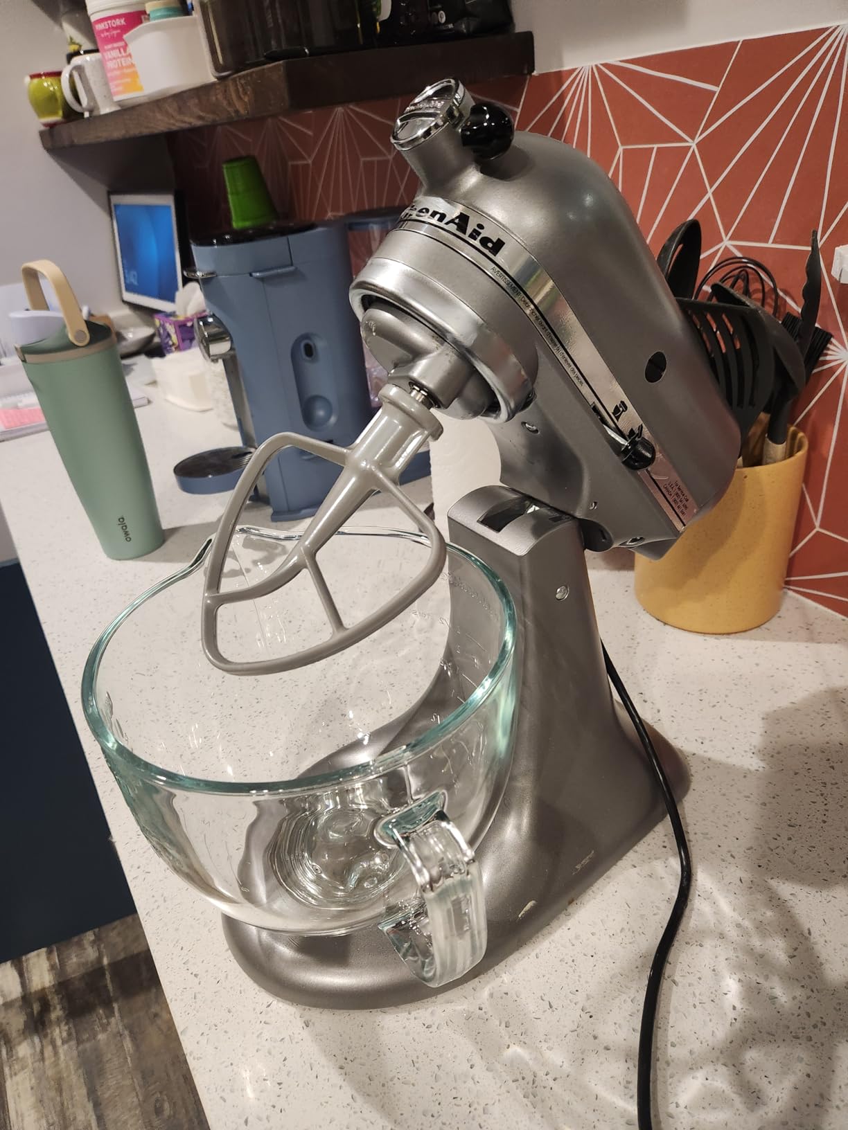 Kitchen Aid Tilt-Head Stand Mixer 4.5 Quart KSM85PBOB, Onyx Black customer photo 1